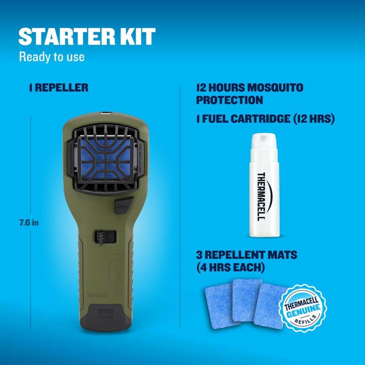 Thermacell Fuel-ZoneGuard Extreme Insect Repellent Device For Mosquitoes