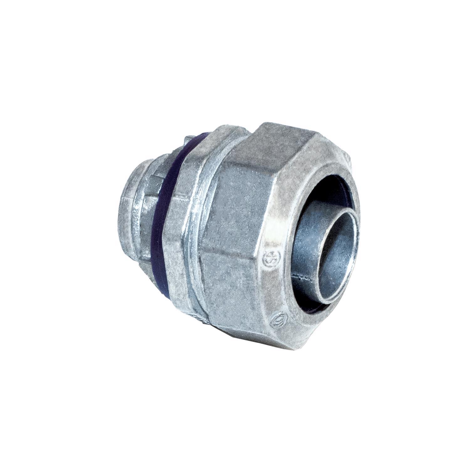 Sigma Engineered Solutions 3/4 in. D Die-Cast Zinc Straight Connector For Liquid Tight 1 pk