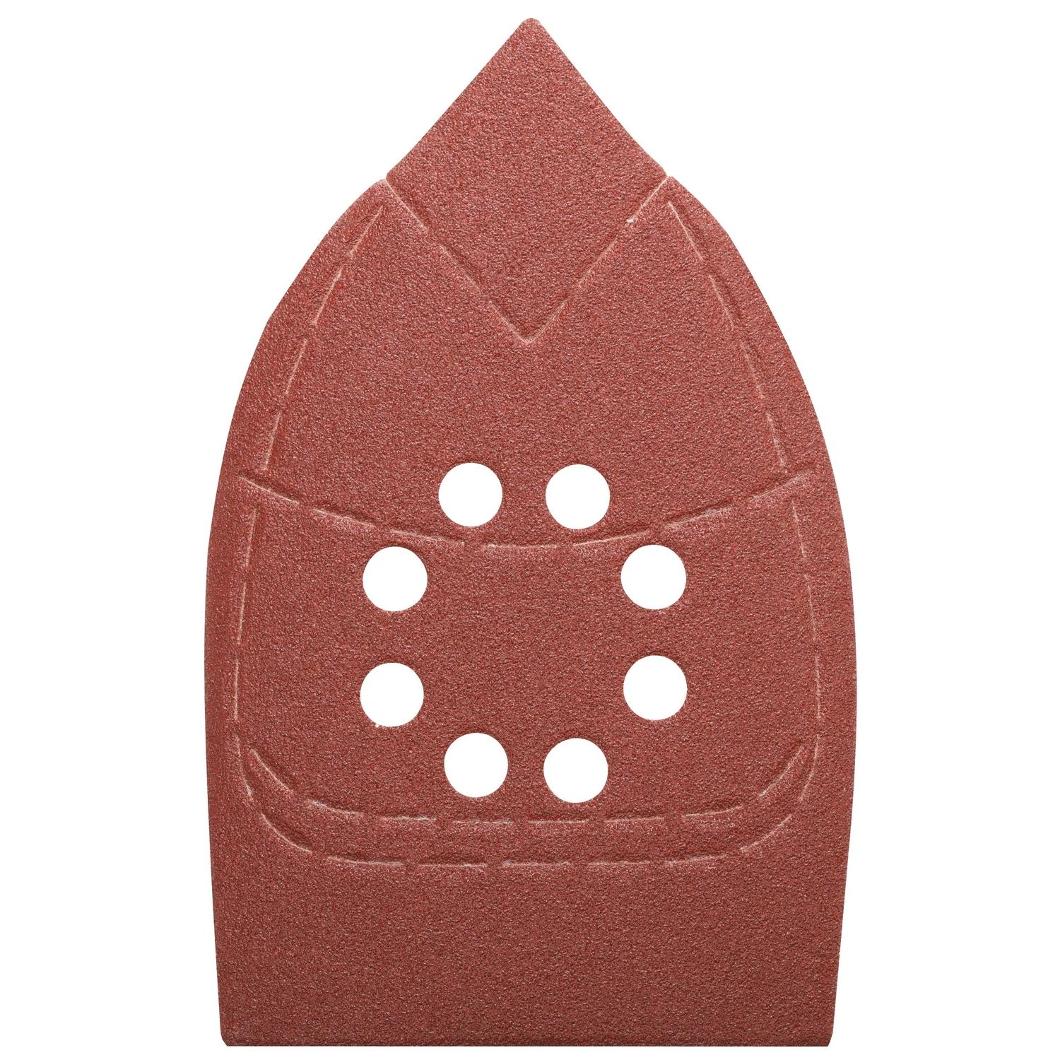 Black+Decker Mega Mouse 6 in. L X 4 in. W 80 Grit Aluminum Oxide Sandpaper 5 pk