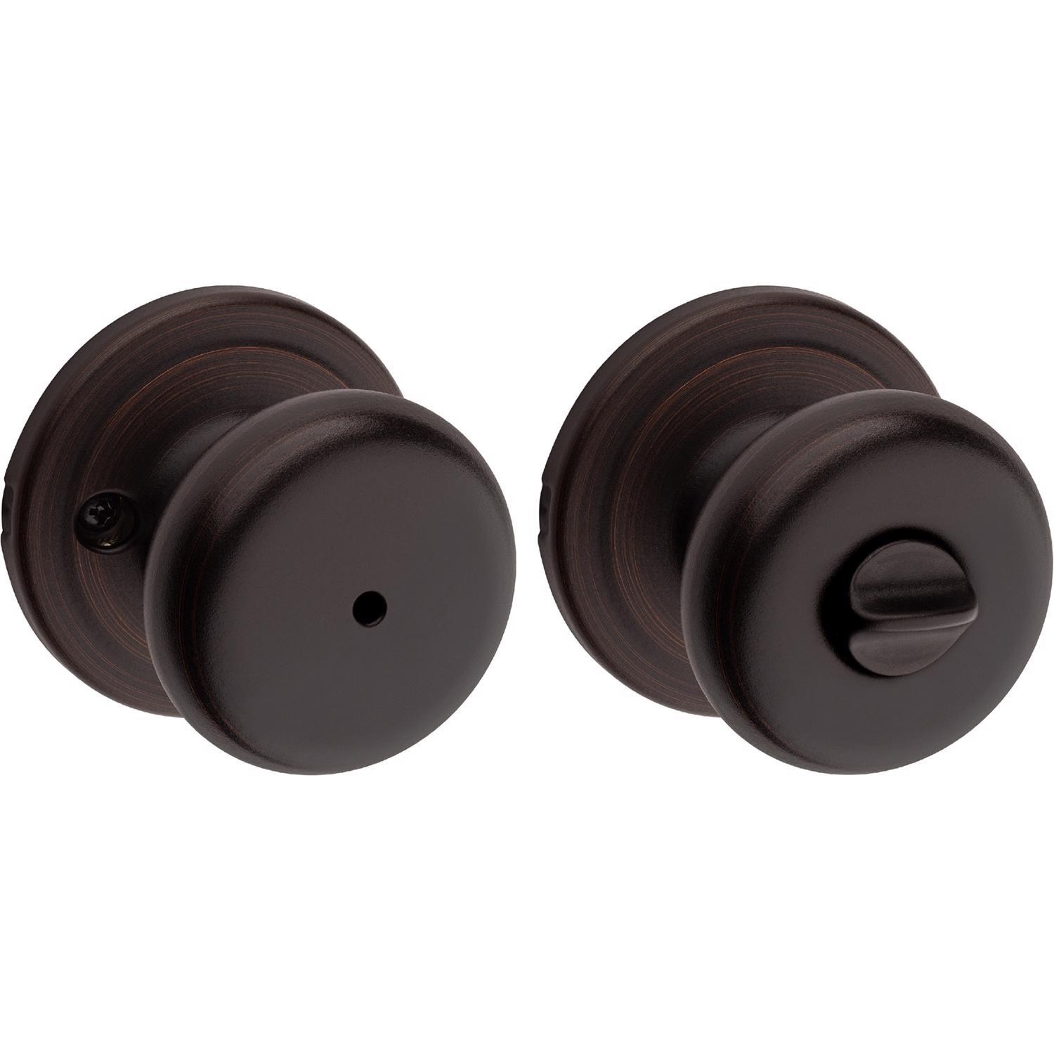Kwikset Juno Venetian Bronze Privacy Lockset 1-3/4 in.