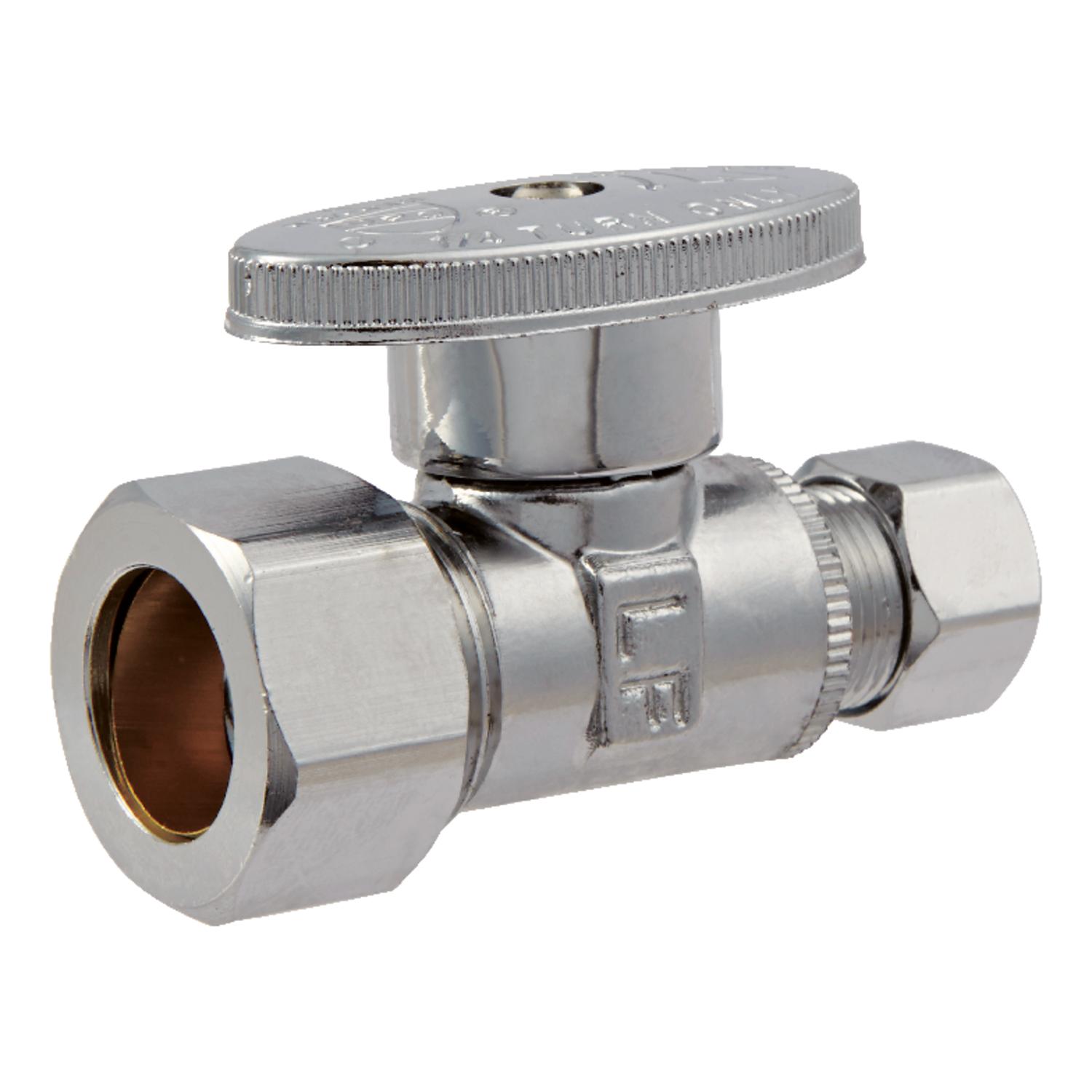 Ace Compression Compression Brass Straight Stop Valve