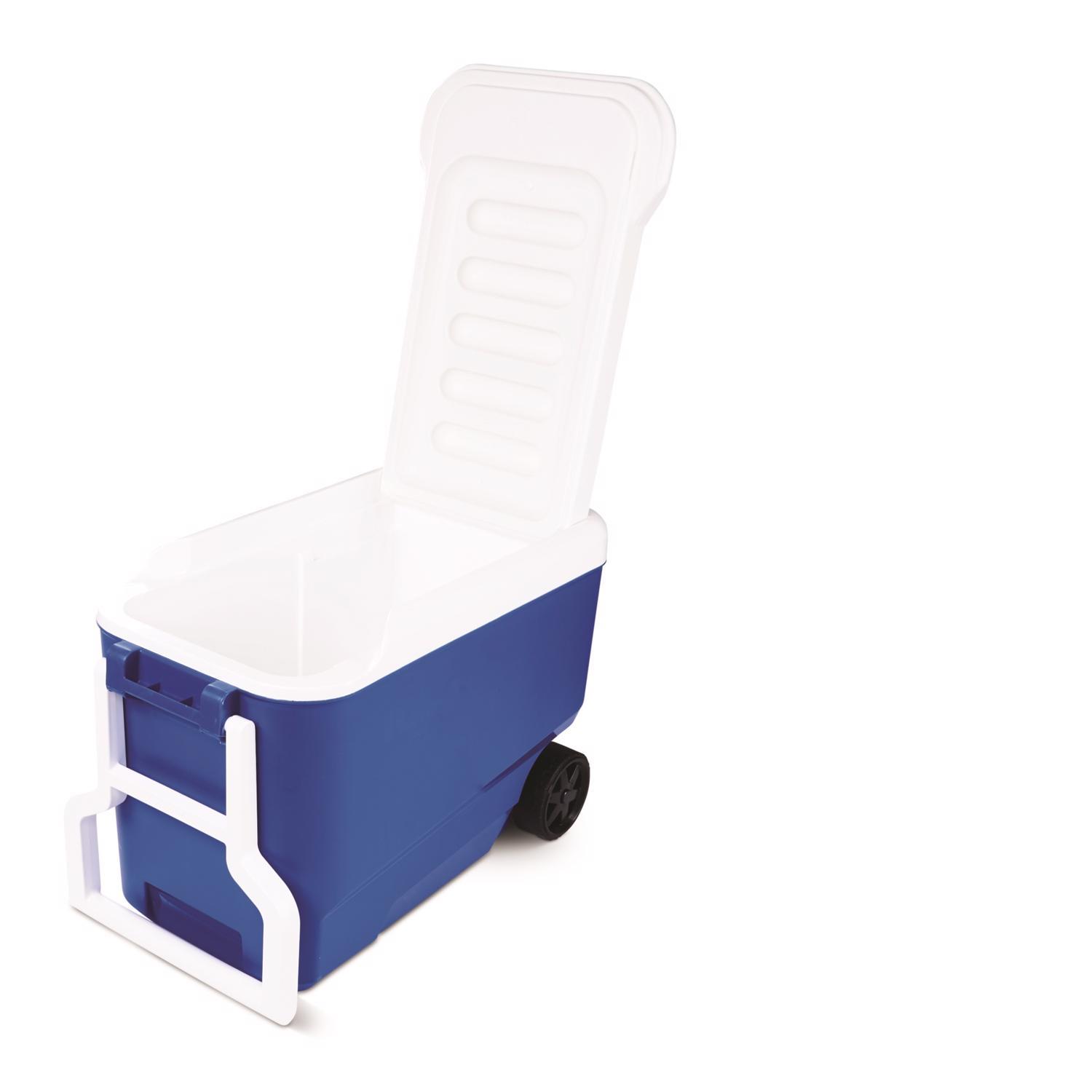 Igloo Wheelie Cool Blue 38 qt Cooler