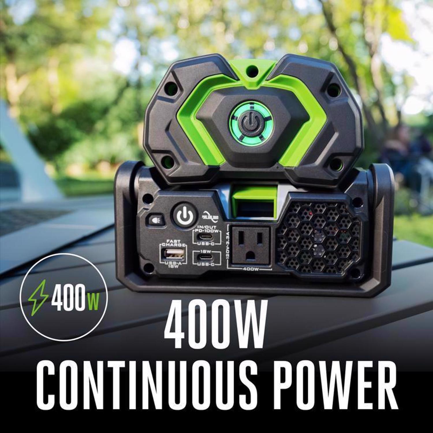 EGO Power+ Nexus Escape 400 W Portable Sine Wave Inverter