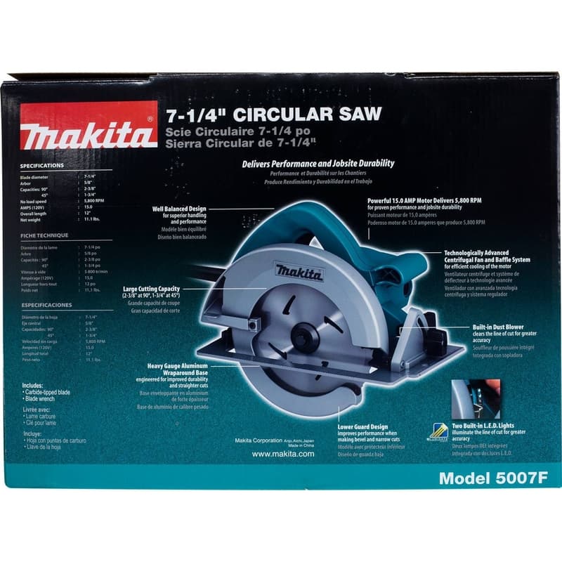 Makita 15 amps 7-1/4 in. Corded Circular Saw Tool Only