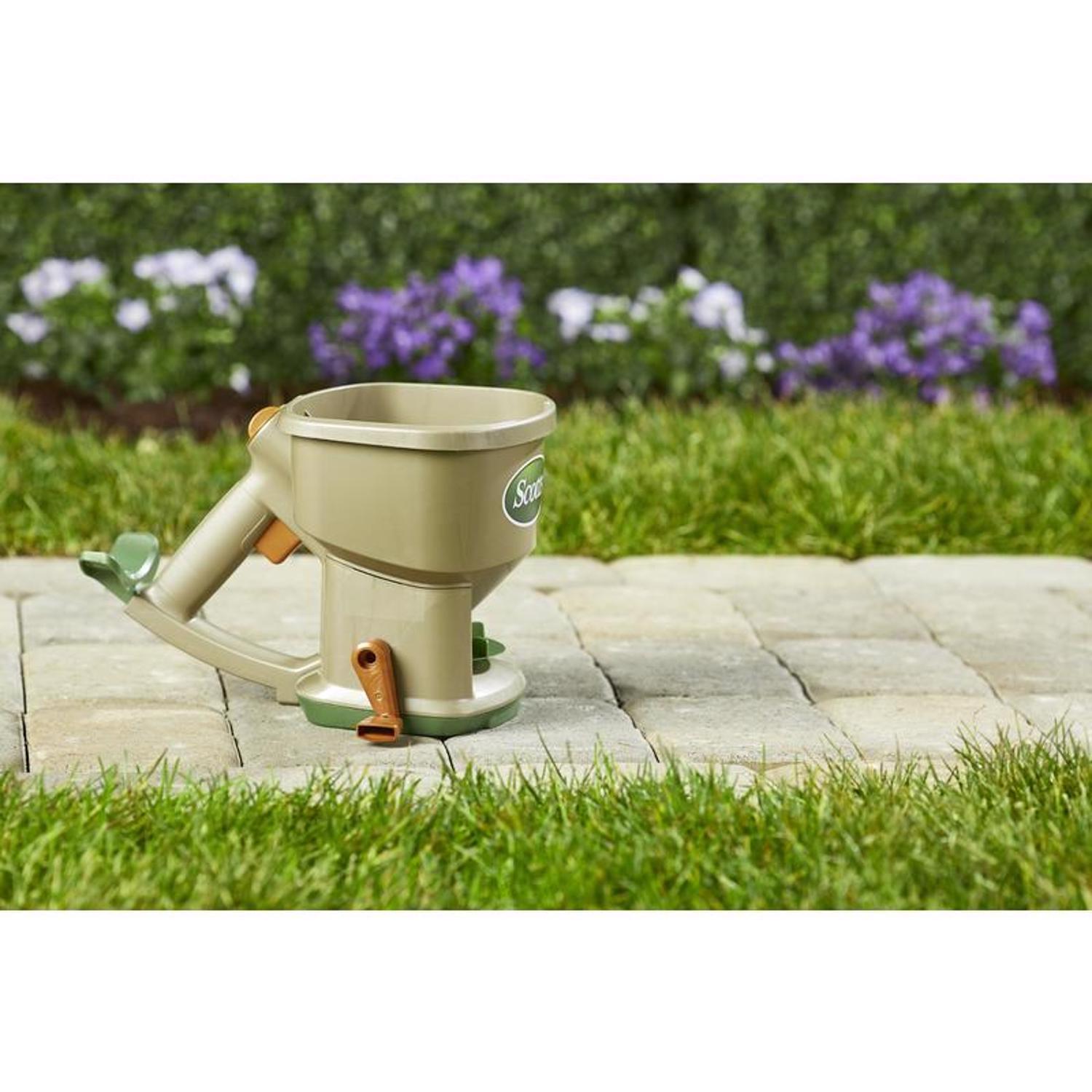 Scotts Whirl Handheld Spreader For Fertilizer/Ice Melt/Seed