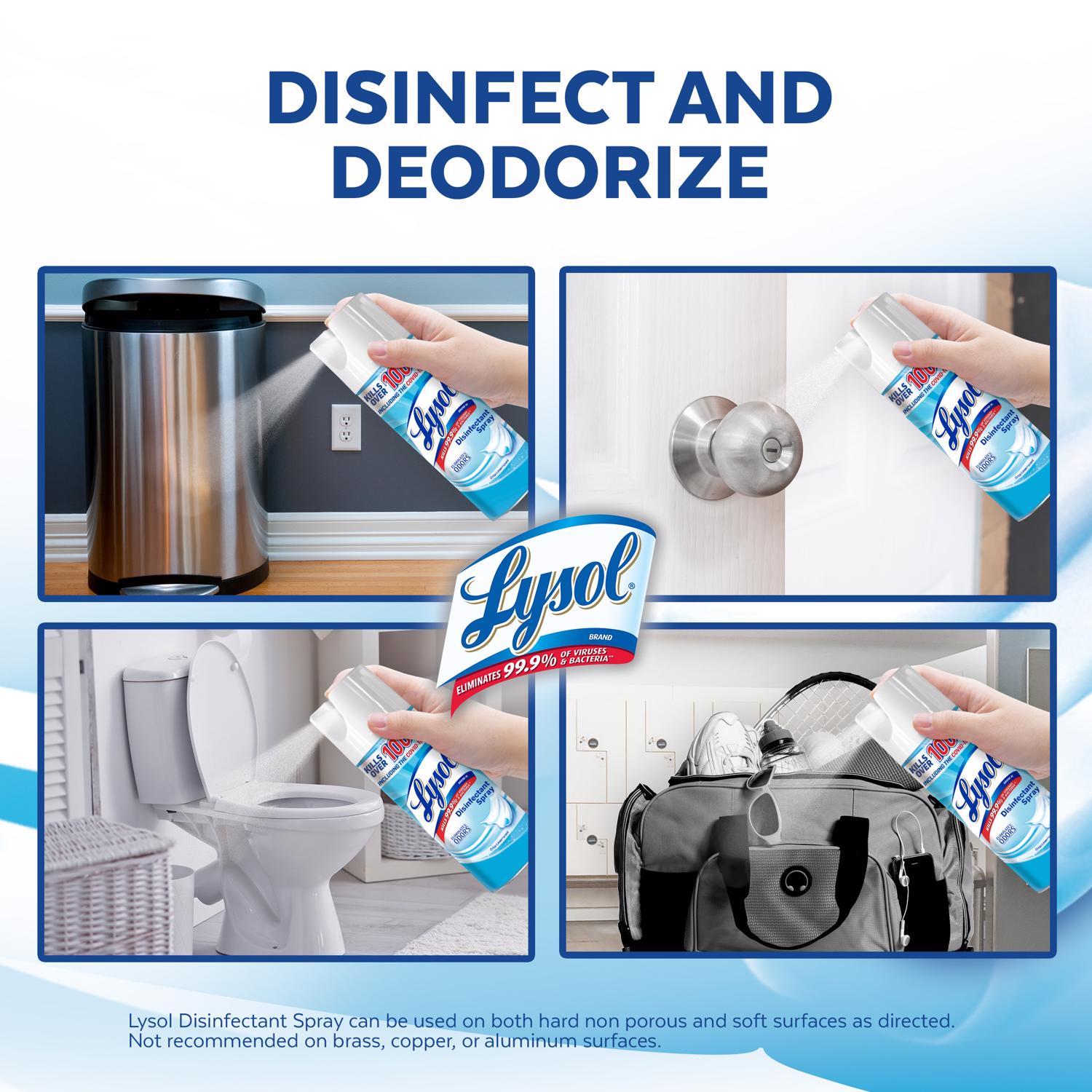 Lysol Crisp Linen Scent Disinfectant Spray 12.5 oz 1 pk