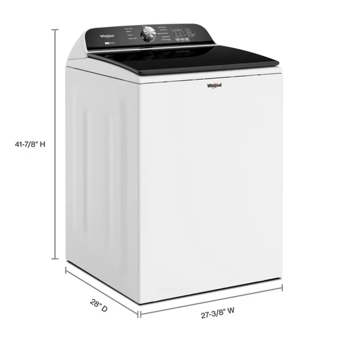 5.2&ndash;5.3 Cu. Ft. Whirlpool Top Load Washer with Removable Agitator