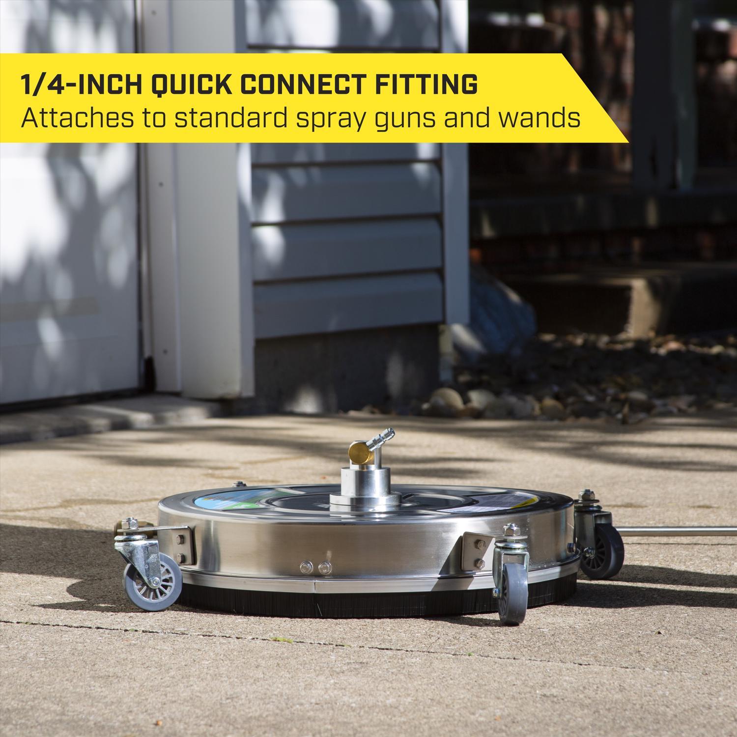 SurfaceMaxx 18-in Stainless Steel Pressure Washer Surface Cleaner 4500 psi