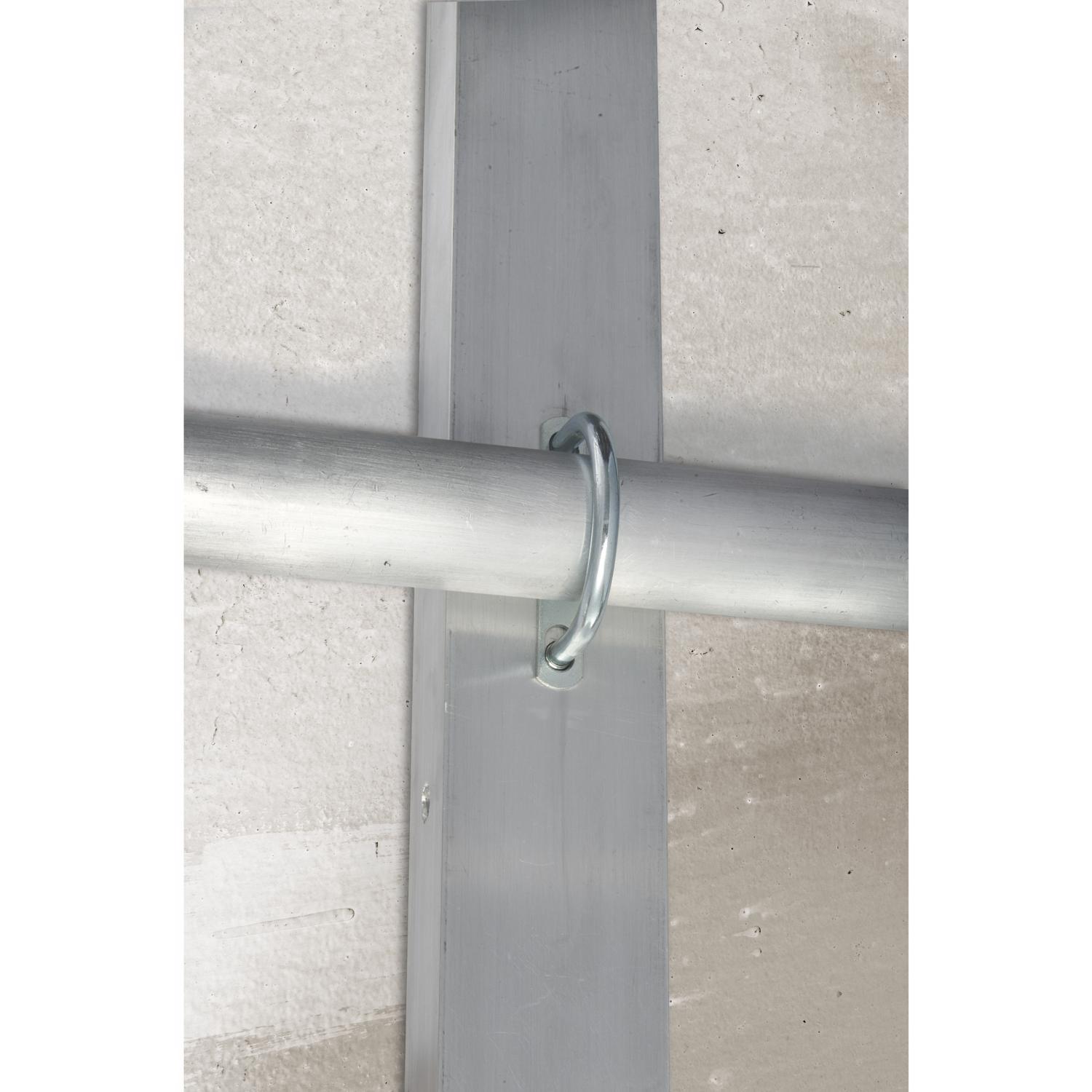 Hampton 3/8 in. X 2-1/2 in. W X 3-5/8 in. L Coarse Zinc-Plated Steel U-Bolt