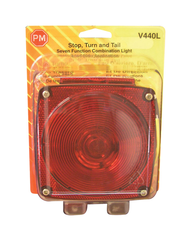 Peterson Red Square License/Stop/Tail/Turn Light