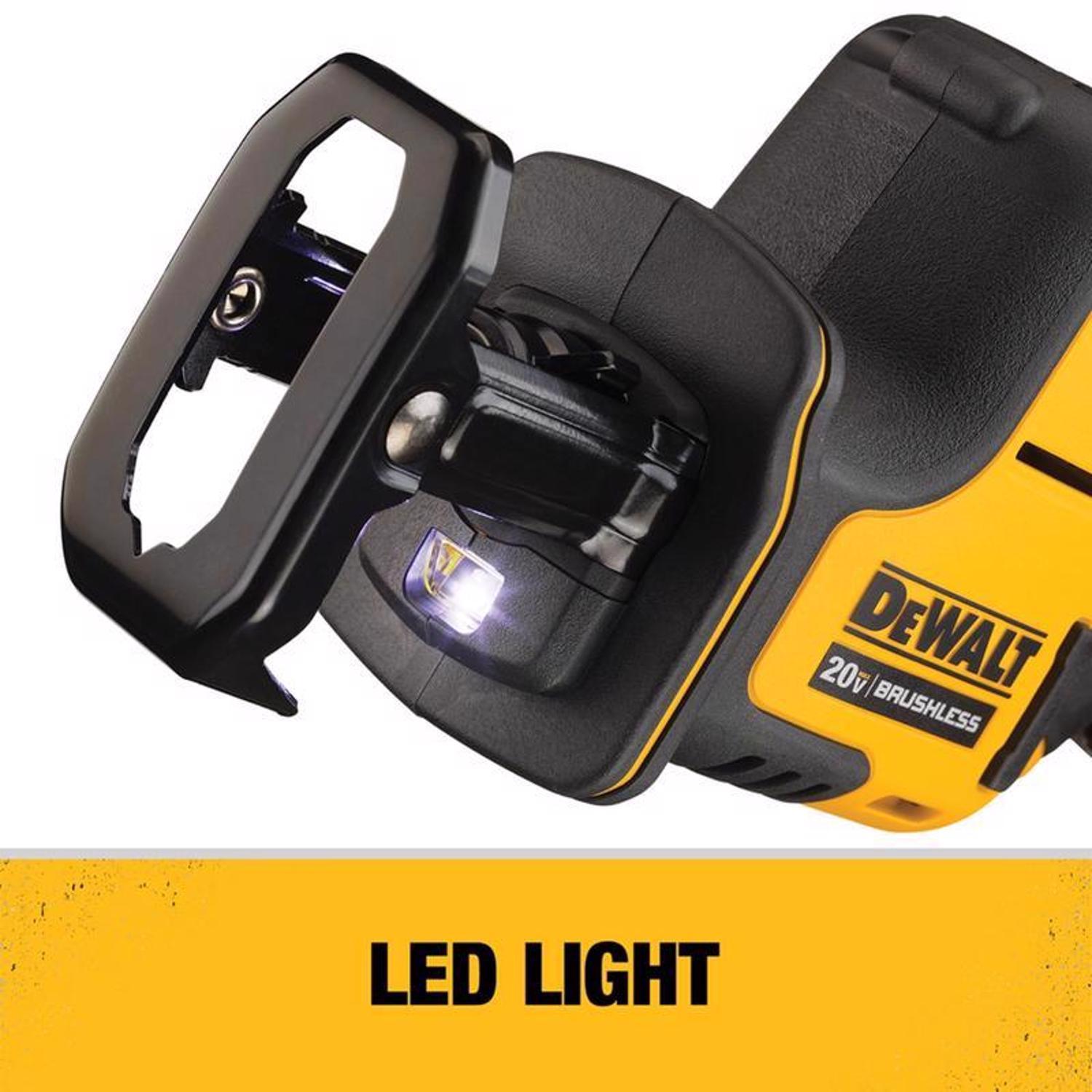 DeWalt 20V MAX ATOMIC Cordless Brushless One-Handed Reciprocating Saw Tool Only