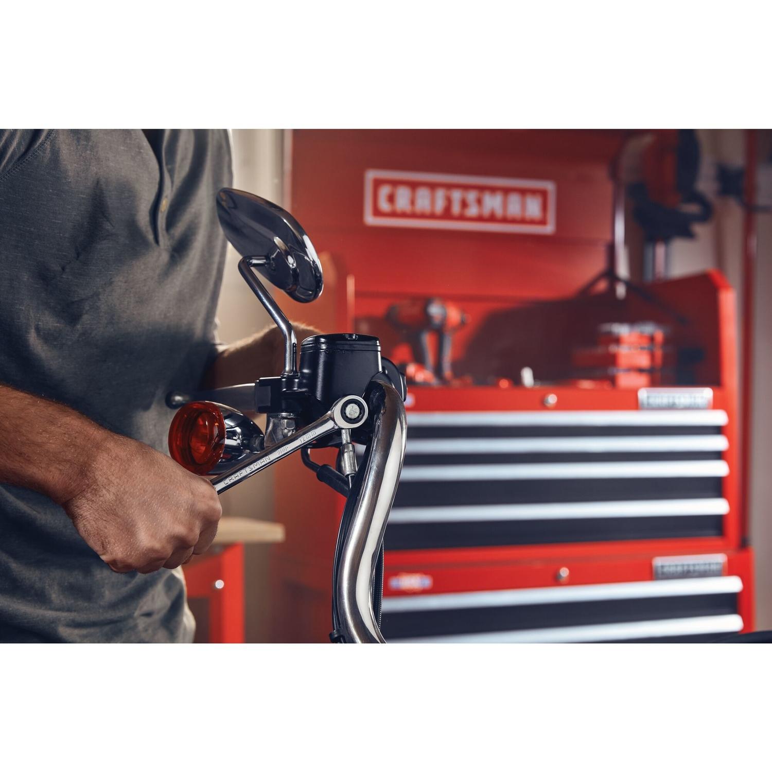 CRAFTSMAN Metric Ratcheting Combination Wrench Set 11 pc