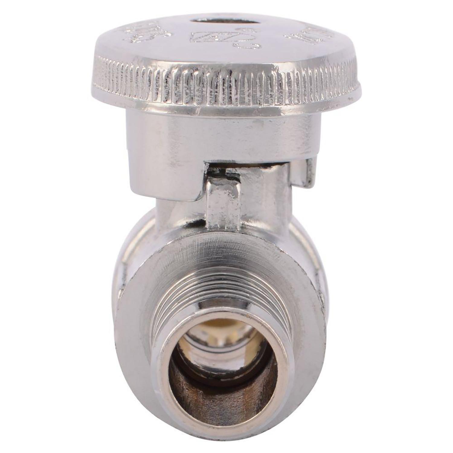SharkBite 1/2 in. Crimp X 3/8 in. PEX Brass Straight Valve