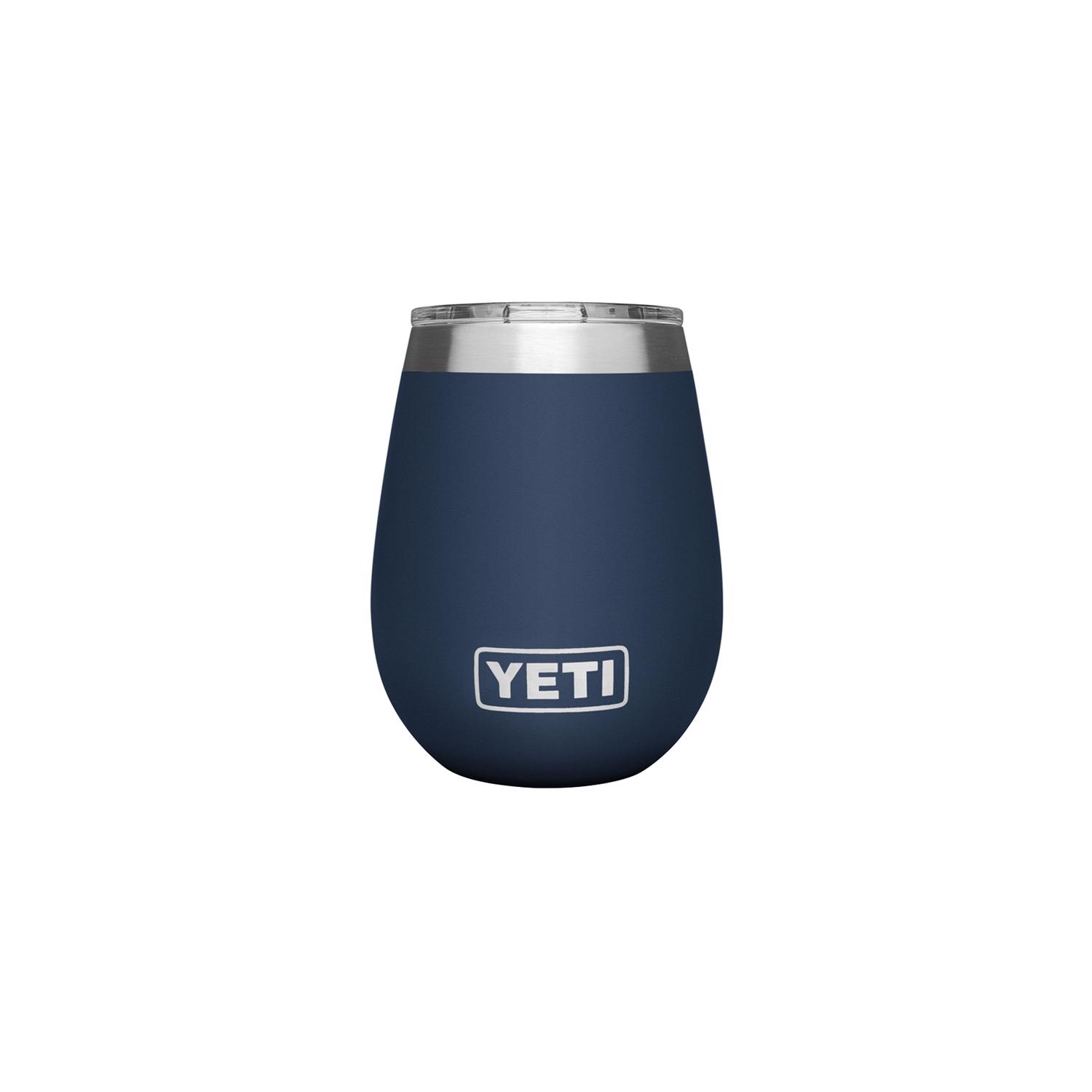 YETI Rambler 10 oz Navy BPA Free Wine Tumbler with MagSlider Lid