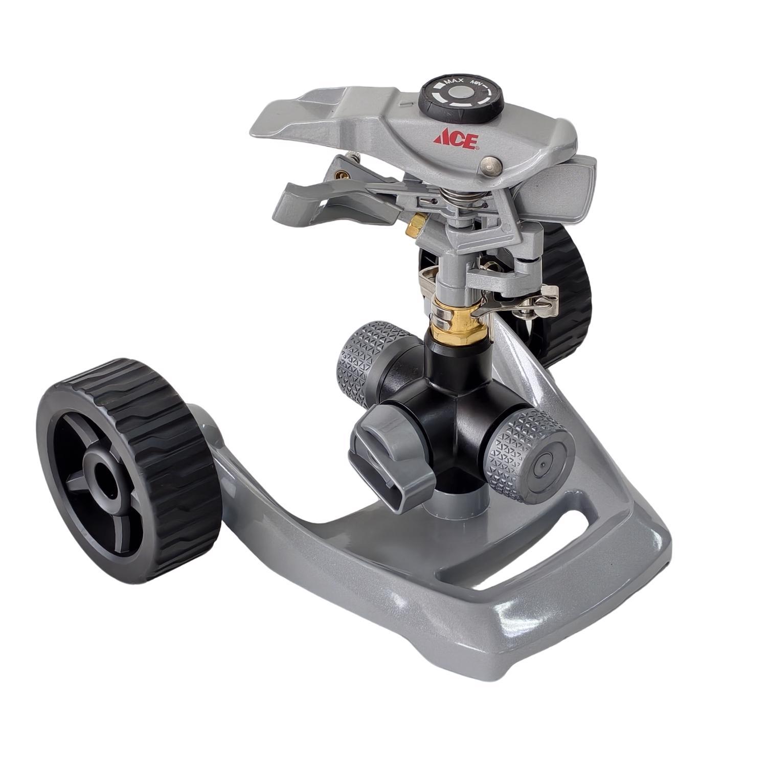 Ace Plastic Wheeled Base Impact Sprinkler 5800 sq ft 1 pk