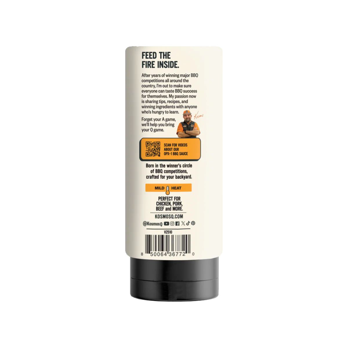 Kosmos Q OP X-1 BBQ Sauce 21 oz.