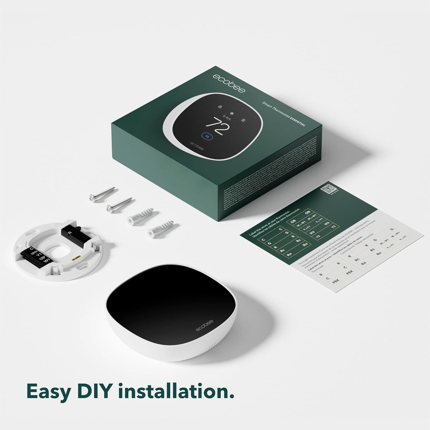 Heating and Cooling Touch Screen Smart-Enabled Thermostat Built In WIFI Ecobee