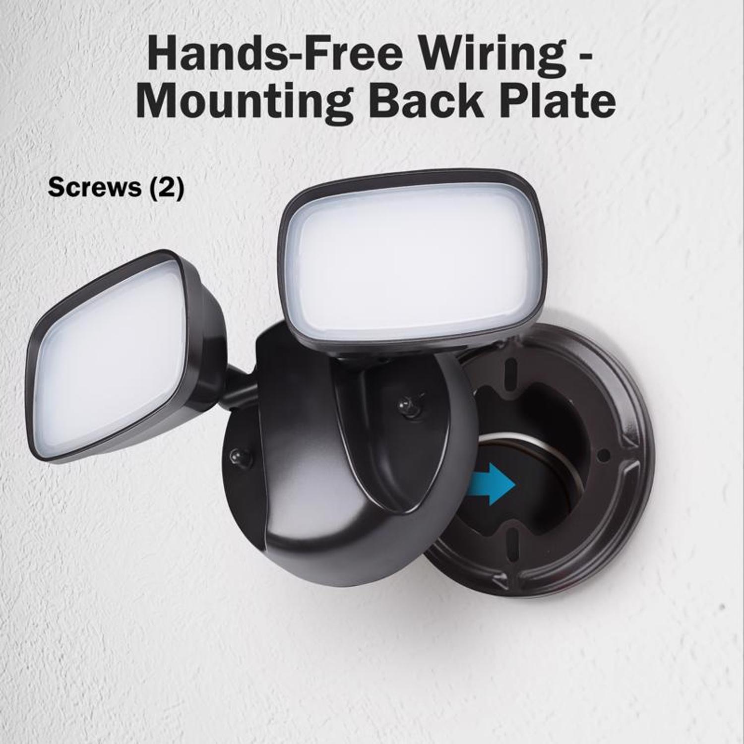 Feit LED Switch Hardwired LED Bronze Security Floodlight