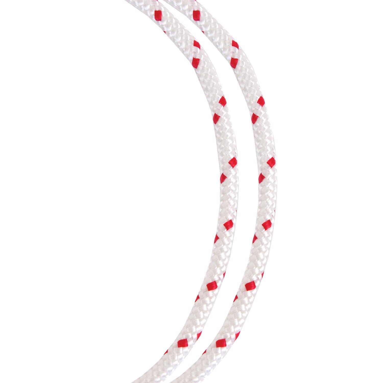 Koch 7/16 in. D X 100 ft. L Red/White Diamond Braided Polyester Rope