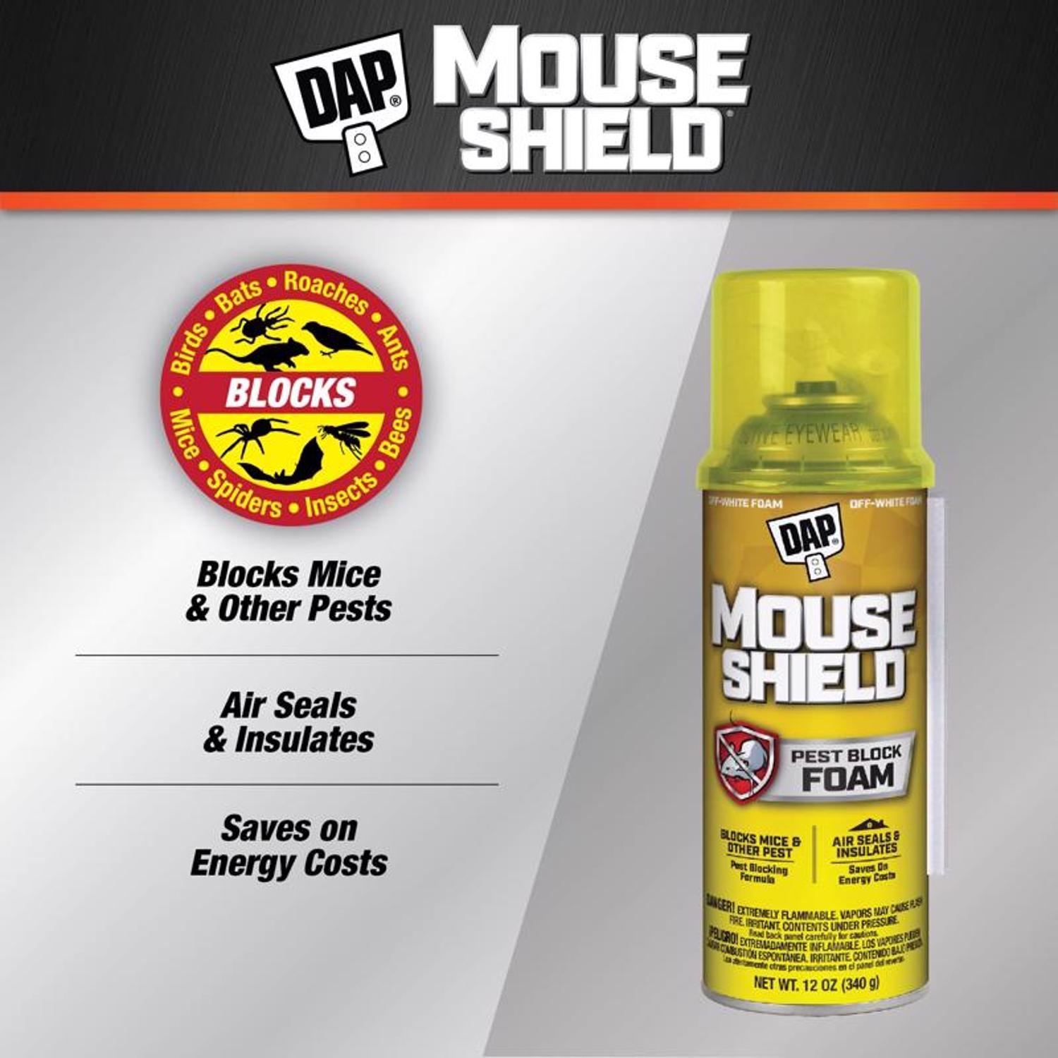 Touch 'n Foam Mouse Shield Off White Polyurethane Foam Foam Sealant 12 oz