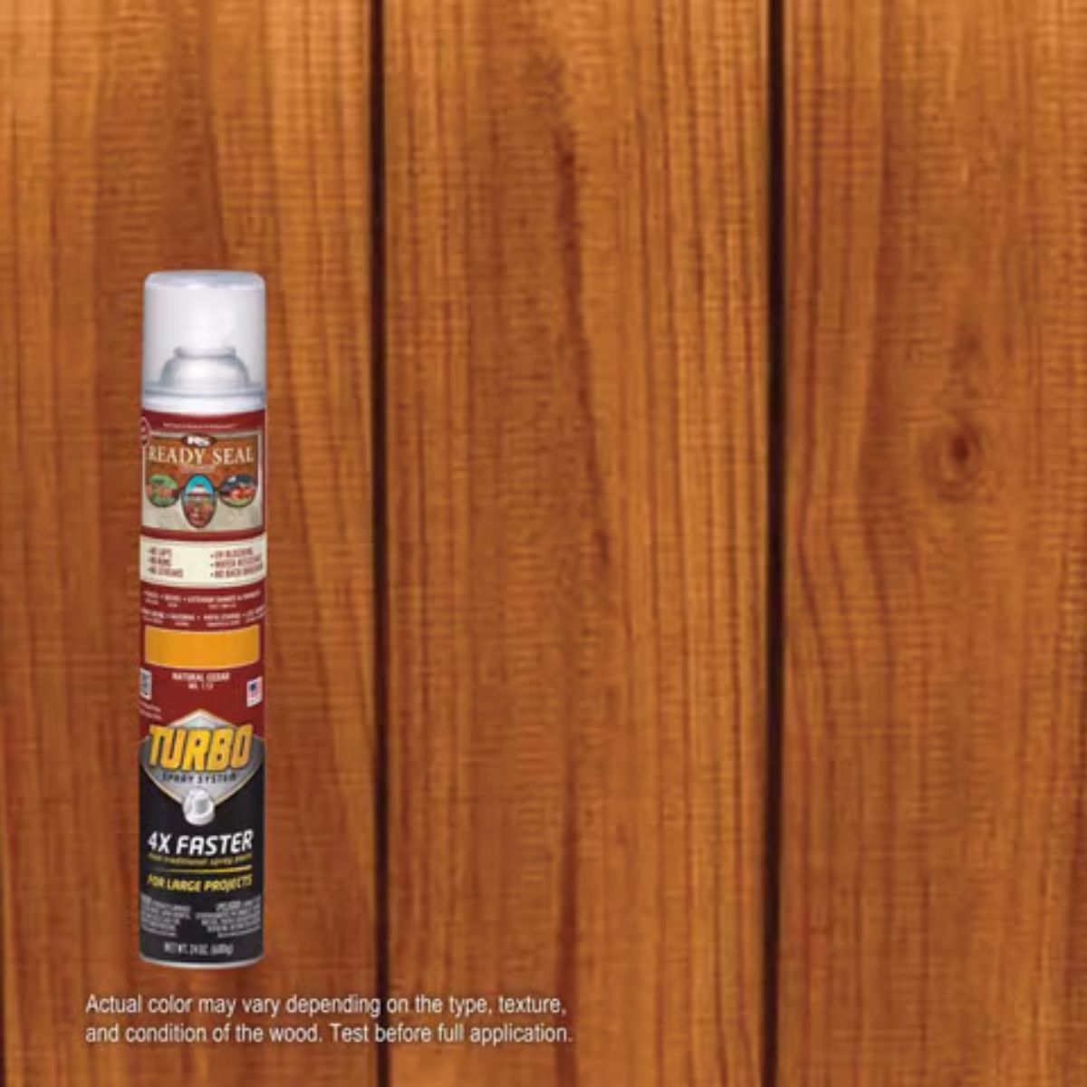 Ready Seal Turbo Spray Natural Cedar Wood Stain 24 oz.