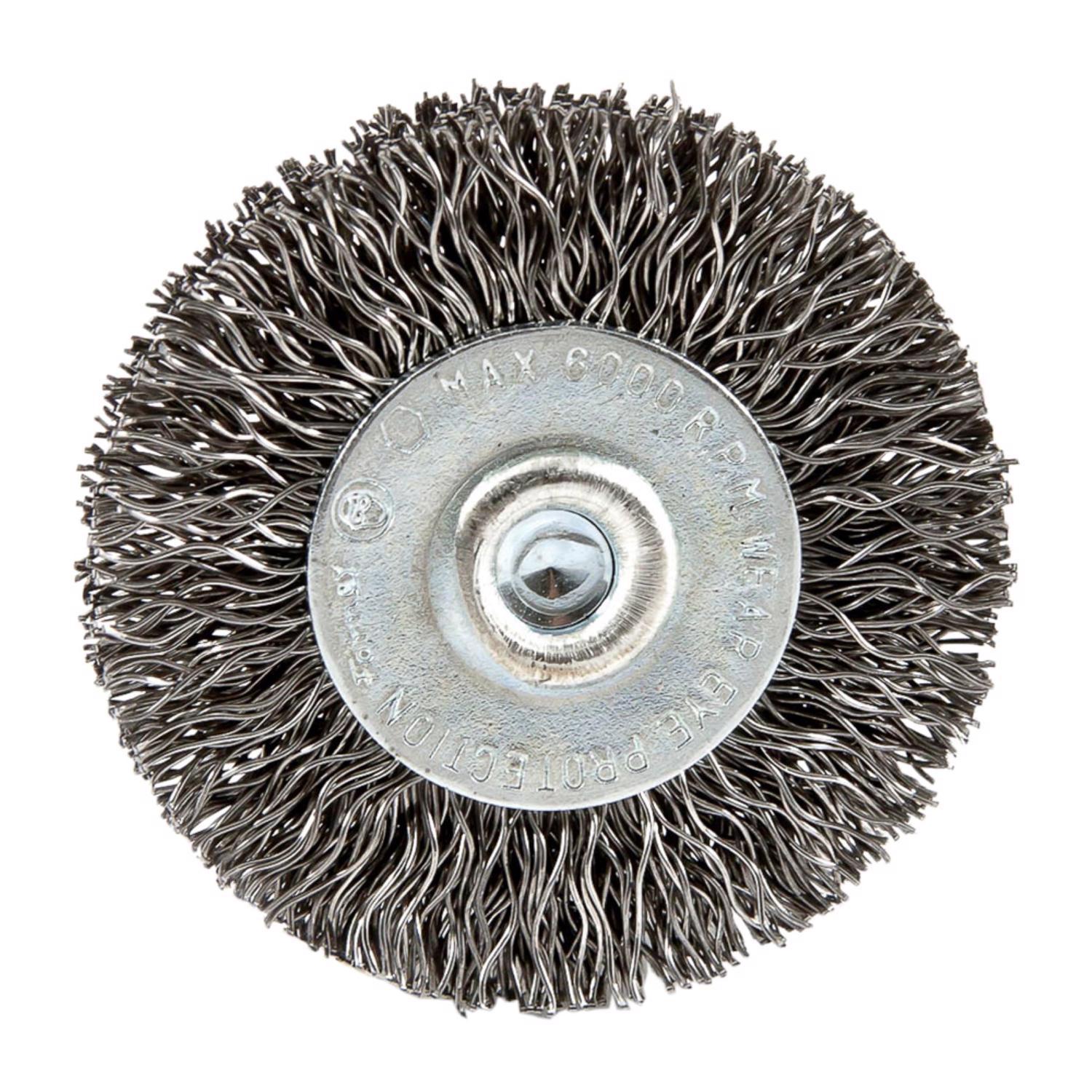 Forney 1-1/2 in. Crimped Wire Wheel Brush Metal 6000 rpm 1 pc