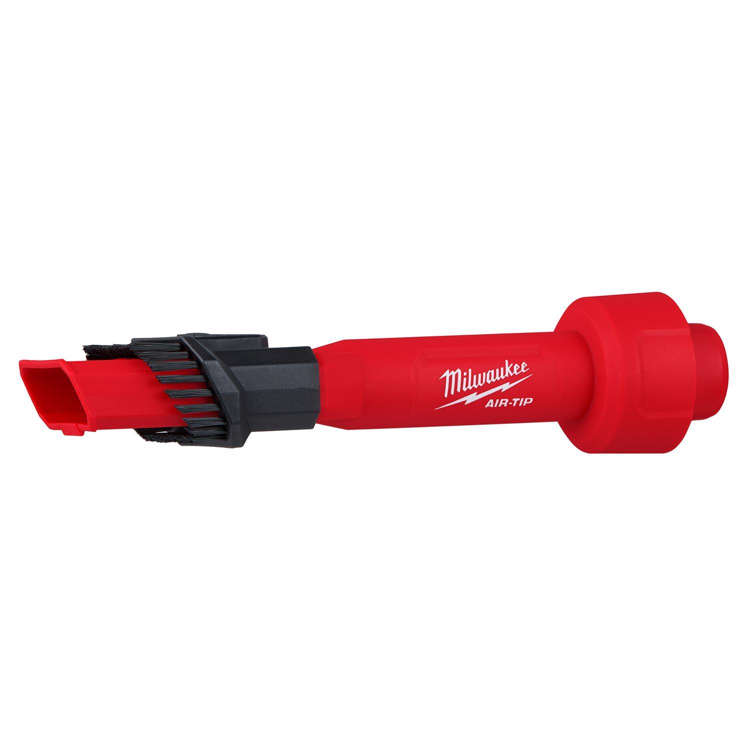 Milwaukee AIR-TIP 1-1/4 in. - 2-1/2 in. Shop 2 in 1 Utility Wet/Dry Vac Brush 1 pc