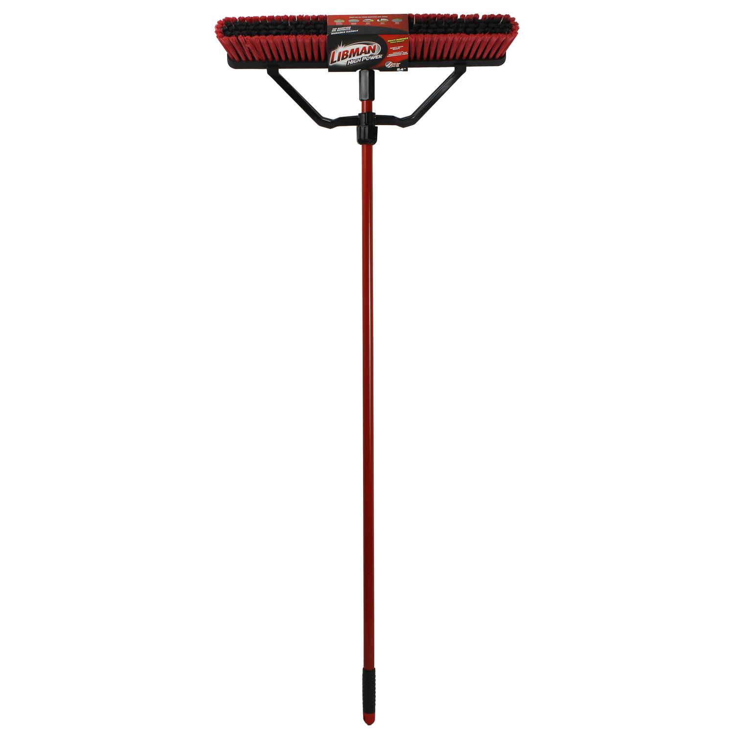 Libman High Power Polyethylene Terephthalate 24 in. Multi-Surface Push Broom