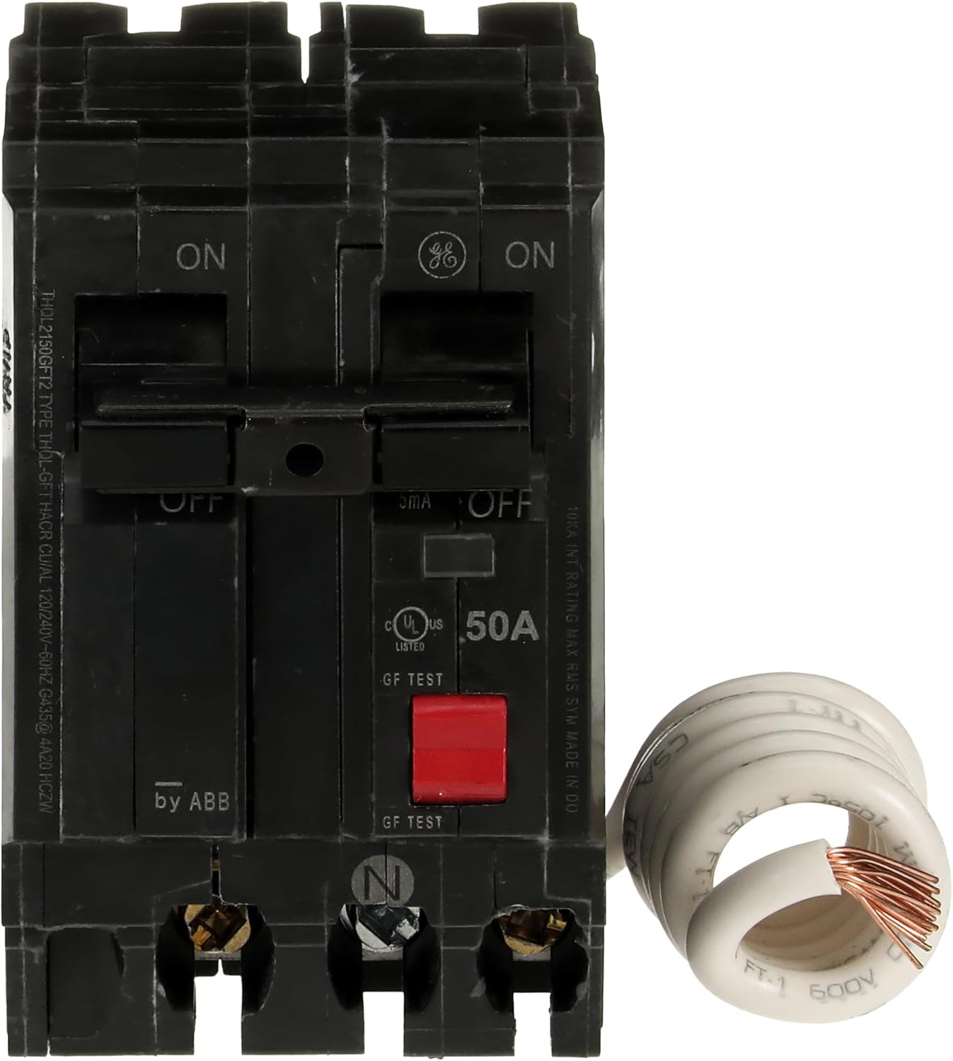 GE Breaker GFI ST 2-Pole 50A