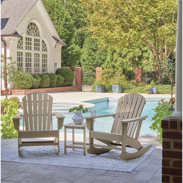 Ashley Adirondack Rocker Sundown Treasure Driftwood
