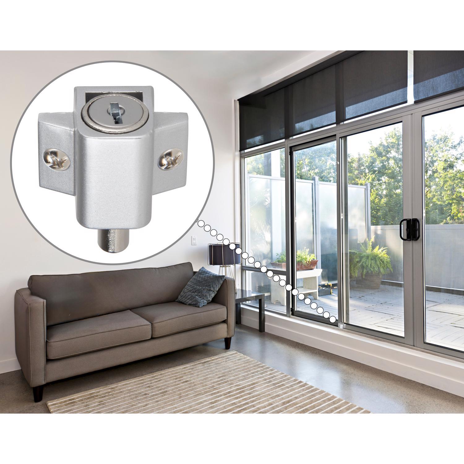 Ace Painted Aluminum Indoor Patio Door Lock