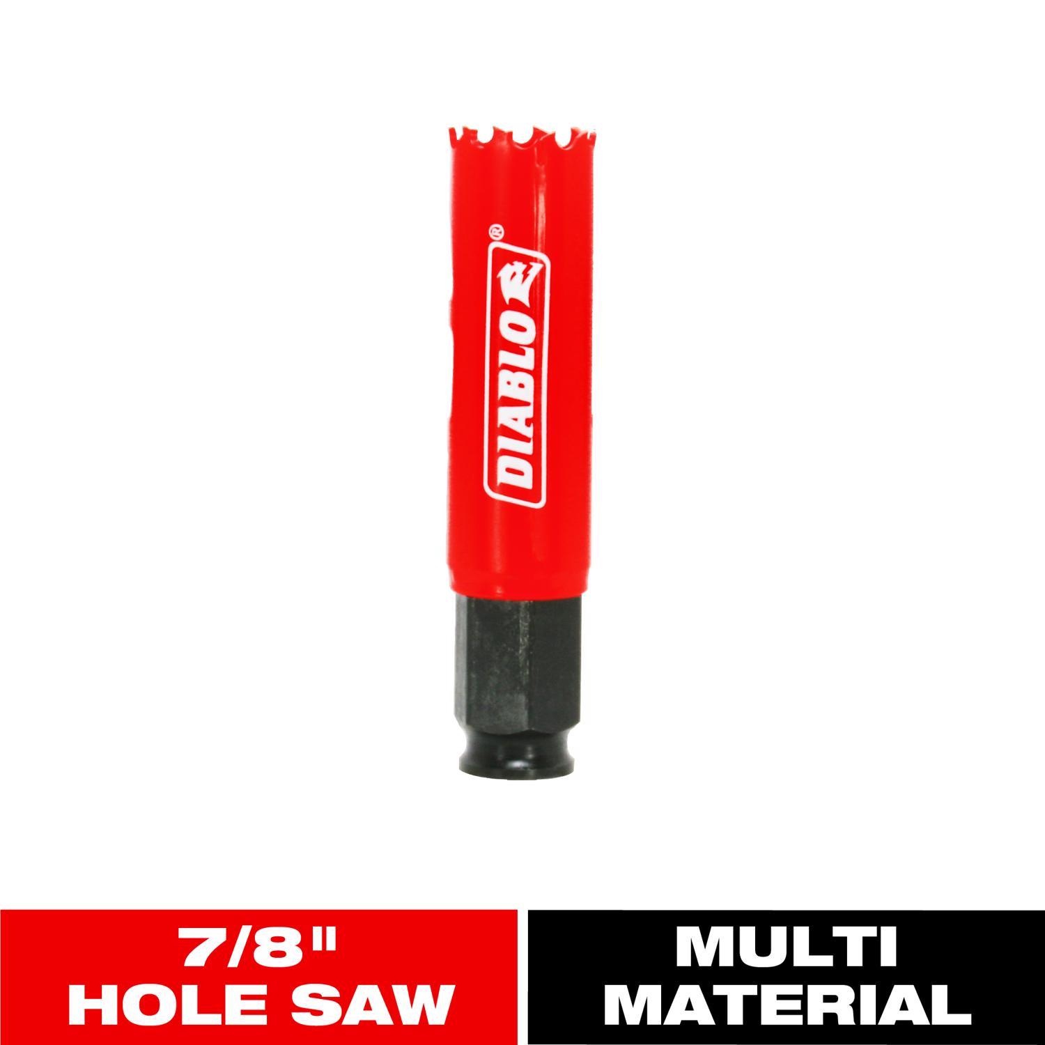 Diablo Snap-Lock Plus 7/8 in. Bi-Metal Hole Saw 1 pc