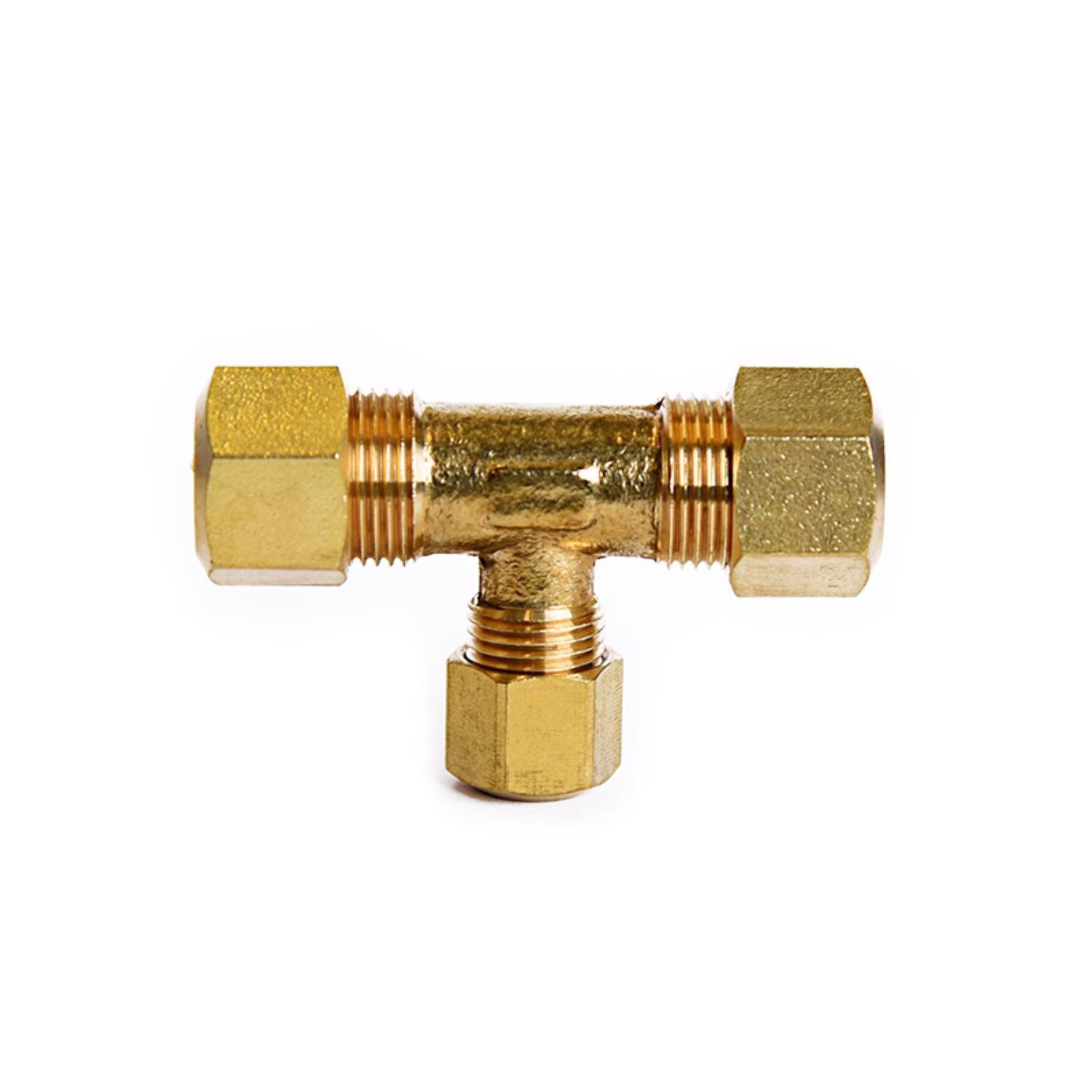 ATC 3/8 in. Compression 3/8 in. D Compression Brass Tee