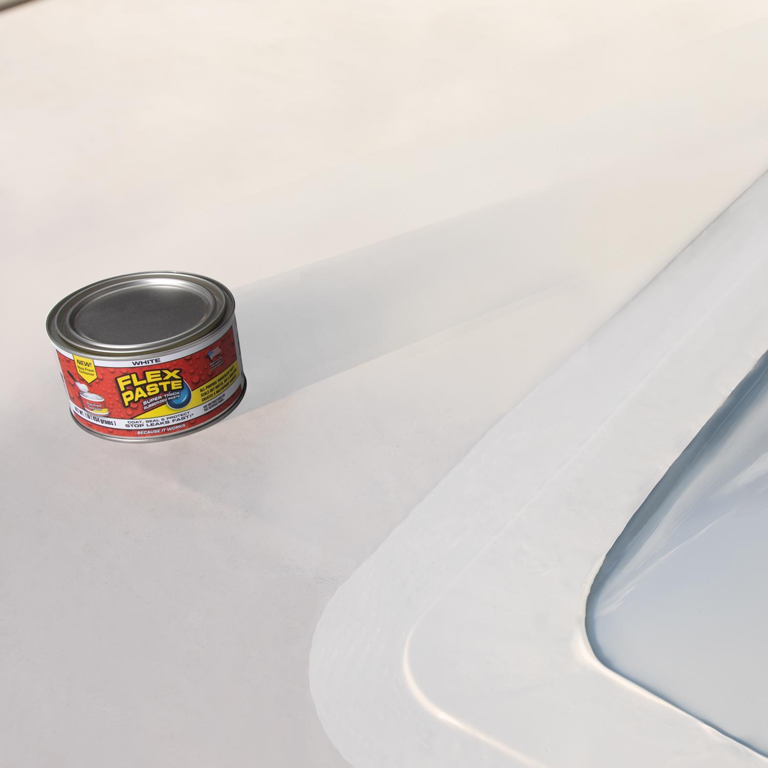 Flex Seal Family of Products Flex Paste White Rubberized Paste 1 lb