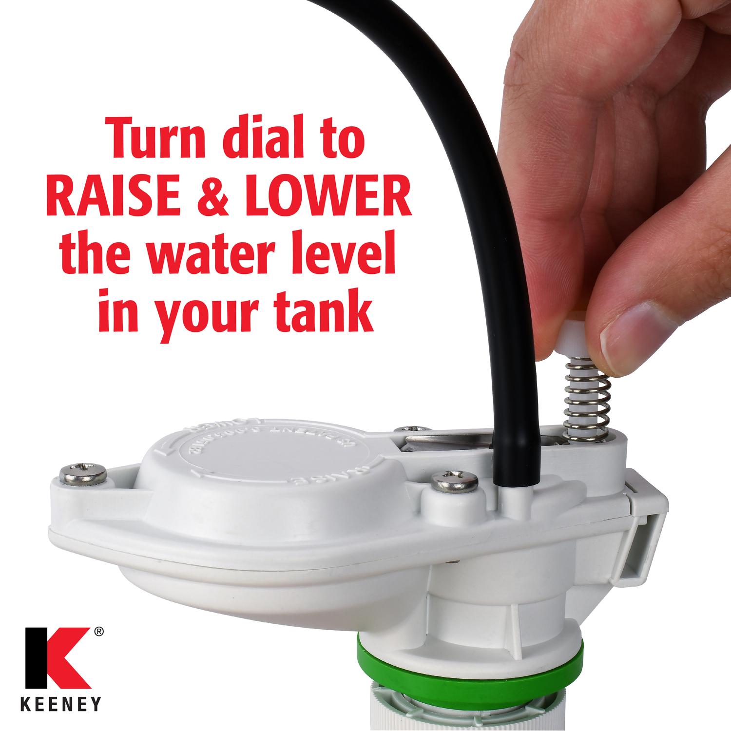 Keeney Toilet Fill Valve Plastic