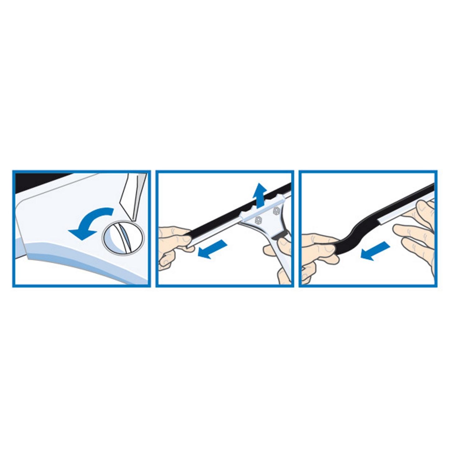 Unger Professional 12 in. Stainless Steel Window Squeegee