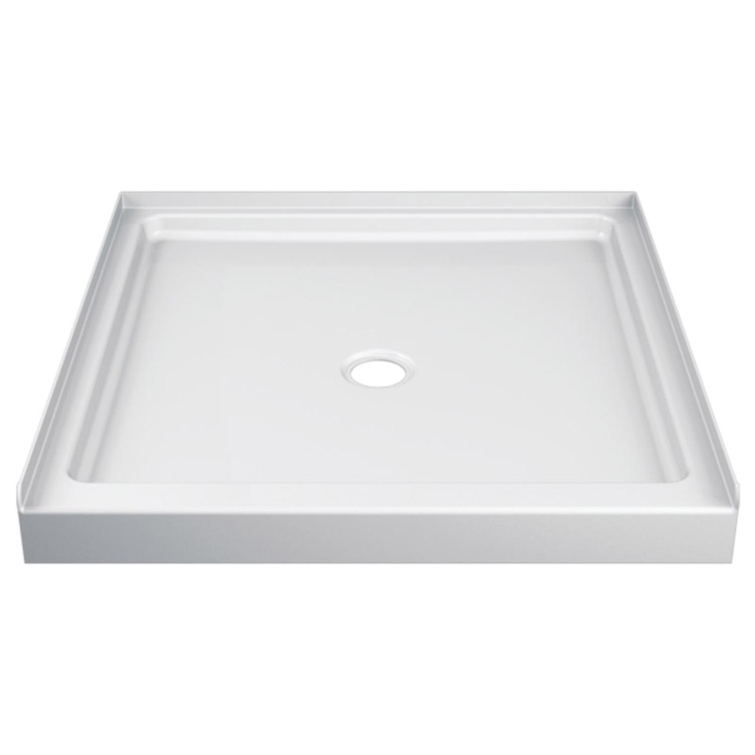 Delta Hycroft 4.5 in. H X 36 in. W X 36 in. L White Shower Base