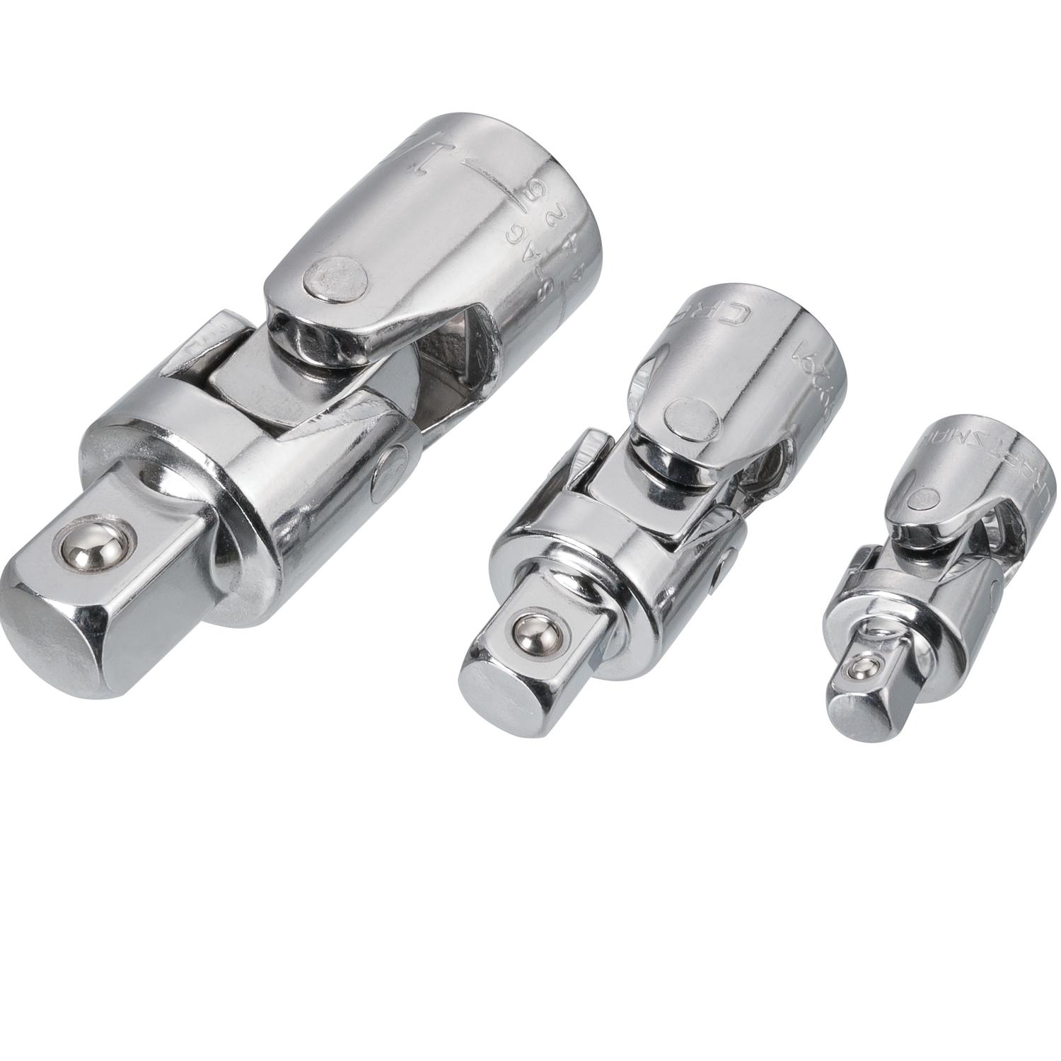 Craftsman 1/4, 3/8 and 1/2 in. drive Universal Joint Set 3 pc