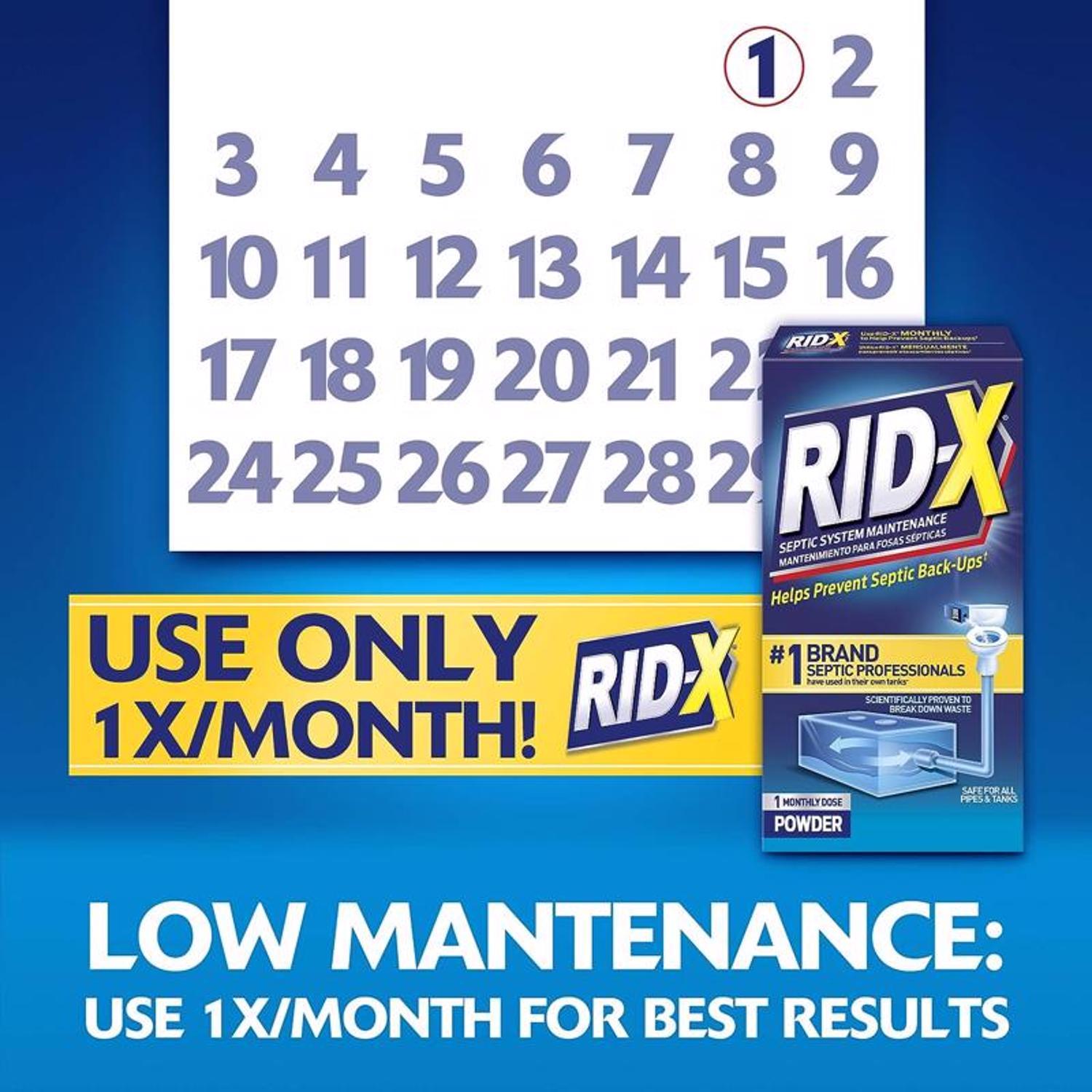 RID-X Powder Septic System Treatment 9.8 oz