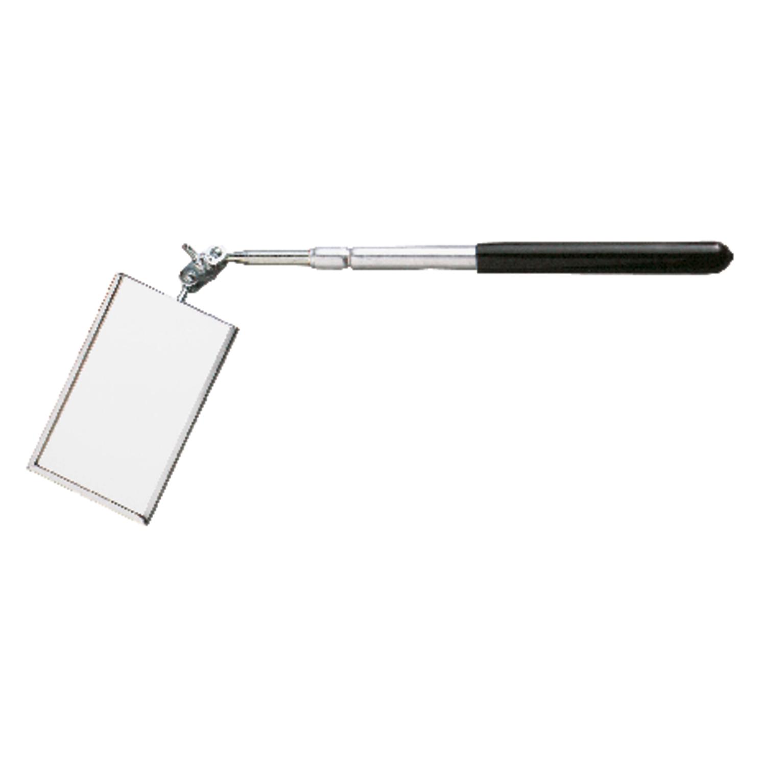 General 16 in. H Polished Chrome Silver Metal Inspection Mirror