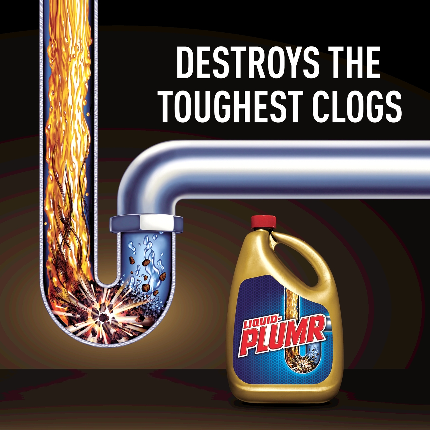 Liquid-Plumr Gel Clog Remover 80 oz