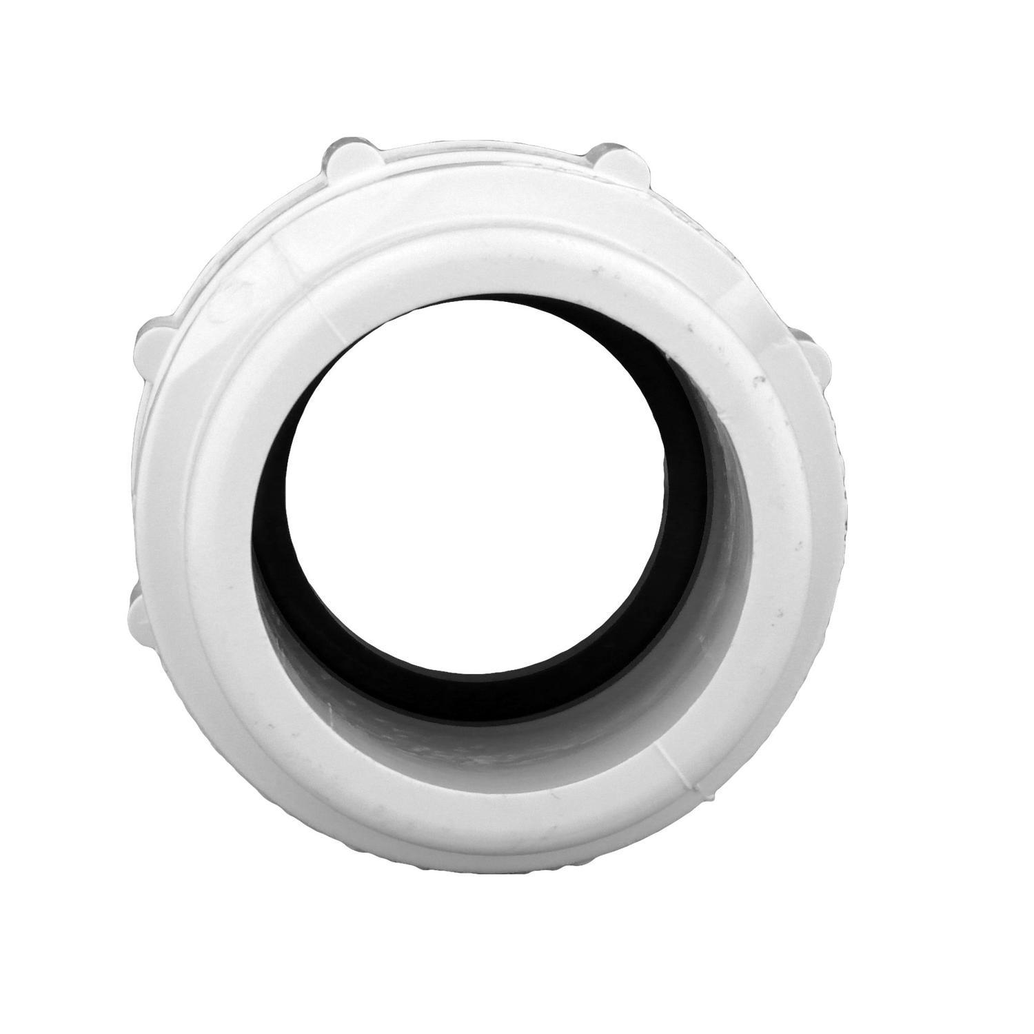 Charlotte Pipe Schedule 40 1-1/2 in. Slip X 1-1/4 in. D Slip PVC Trap Adapter 1 pk