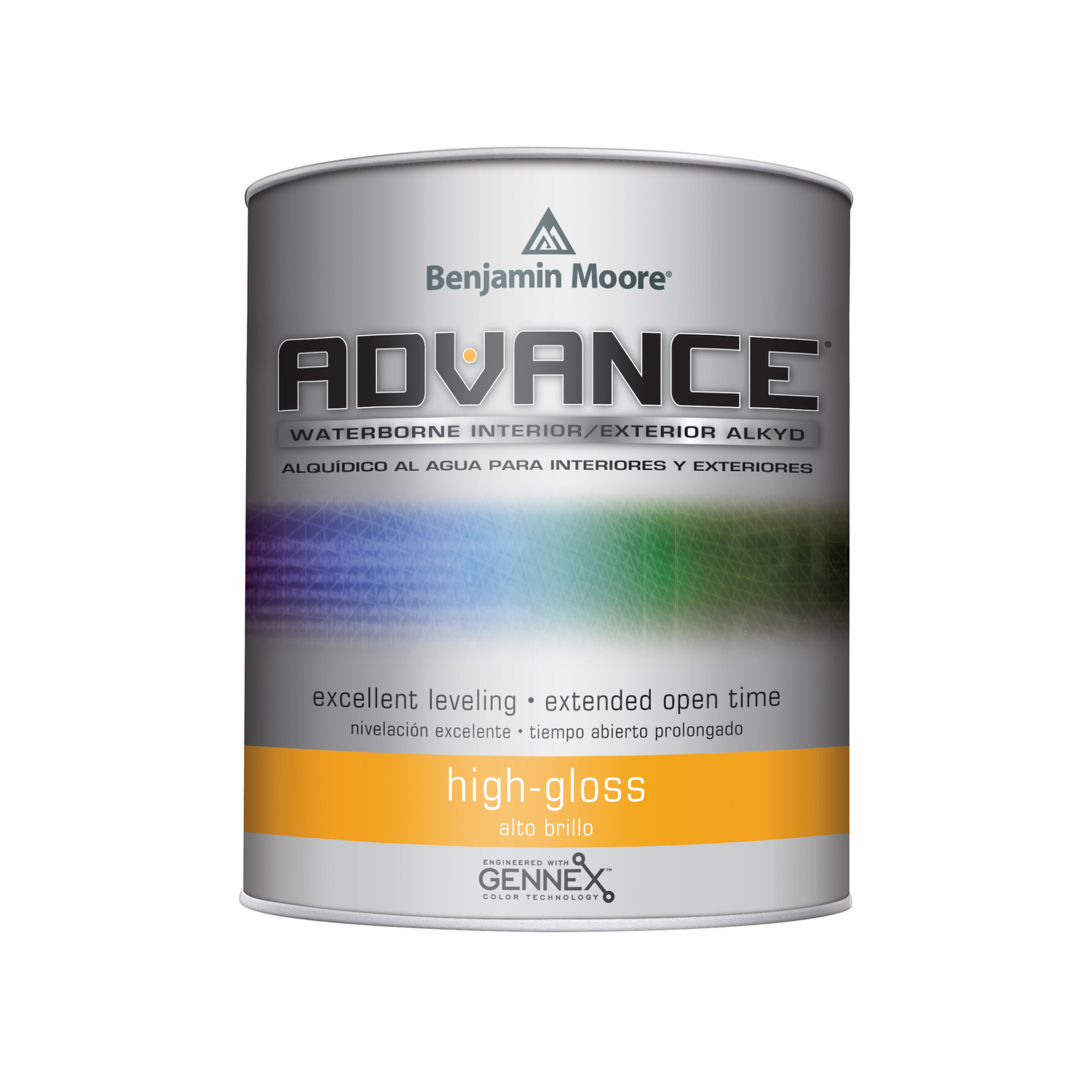 Benjamin Moore Advance High-Gloss Base 1 Paint Exterior and Interior 1 qt