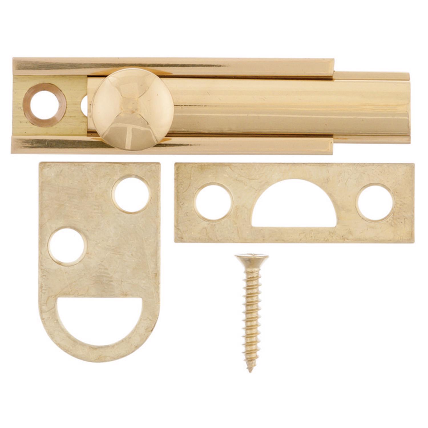 Ace Bright Brass Brass Surface Bolt