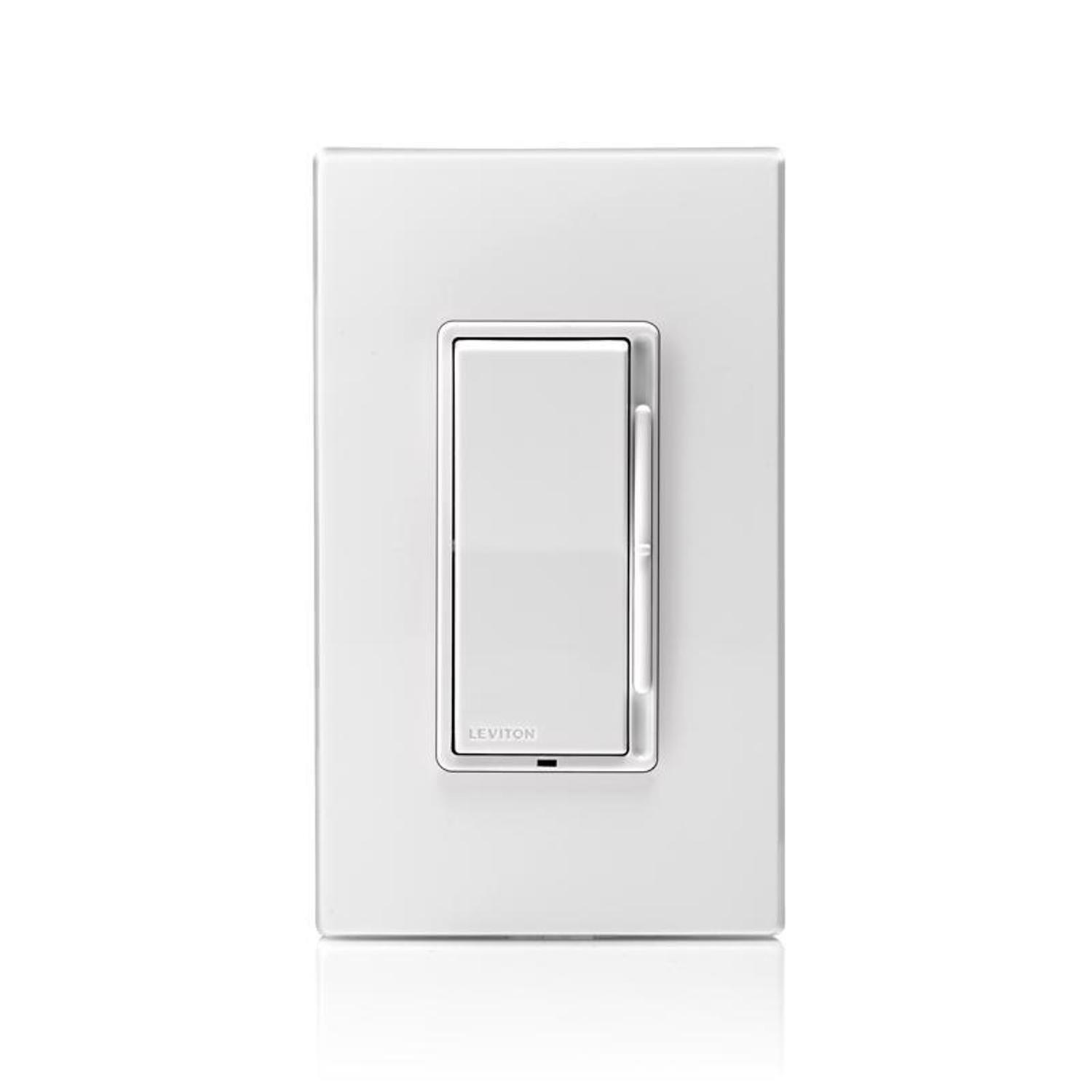 Leviton Decora White 600 W Rocker Dimmer Switch 3 pk