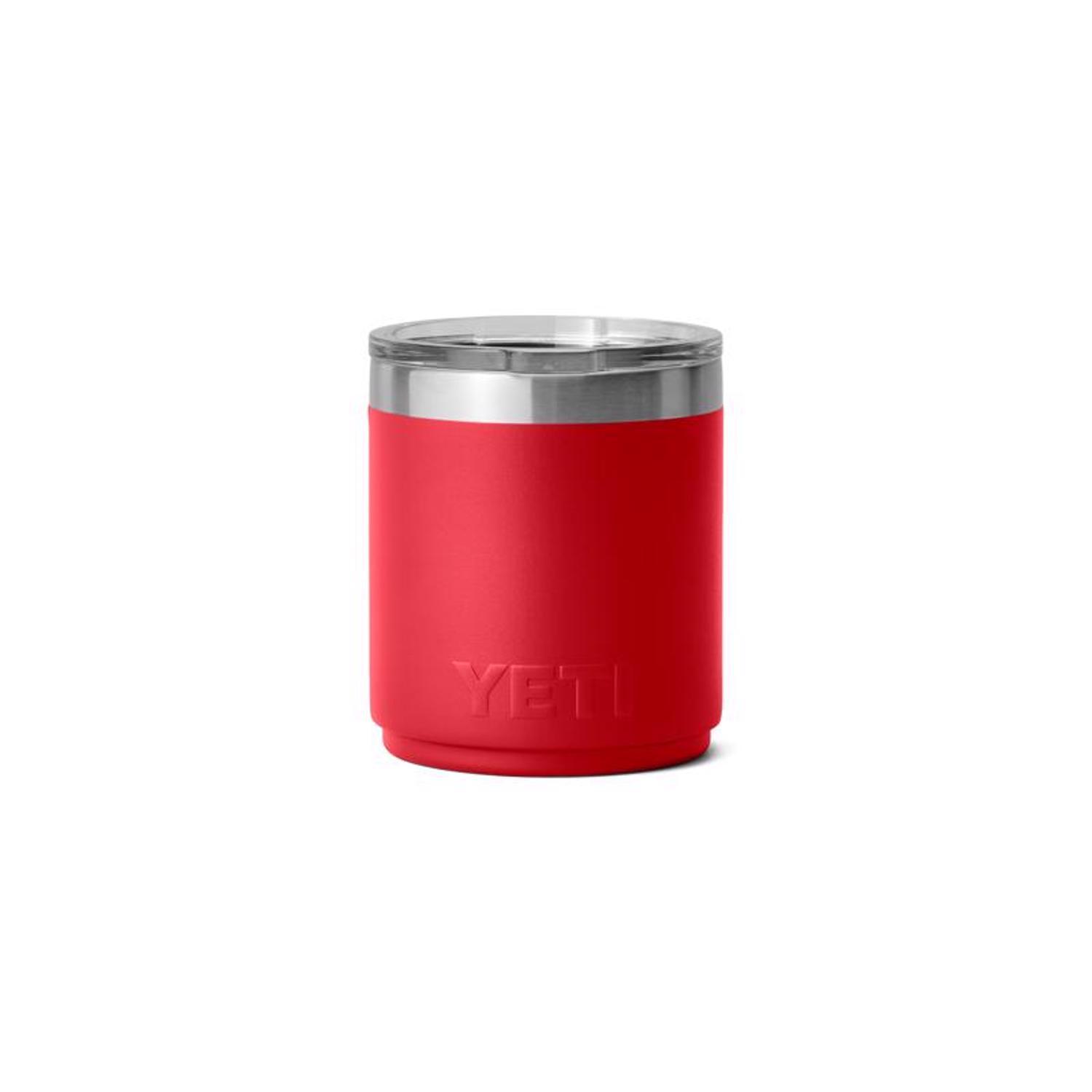 YETI Rambler 10 oz Rescue Red BPA Free Lowball 2.0 Tumbler with MagSlider Lid