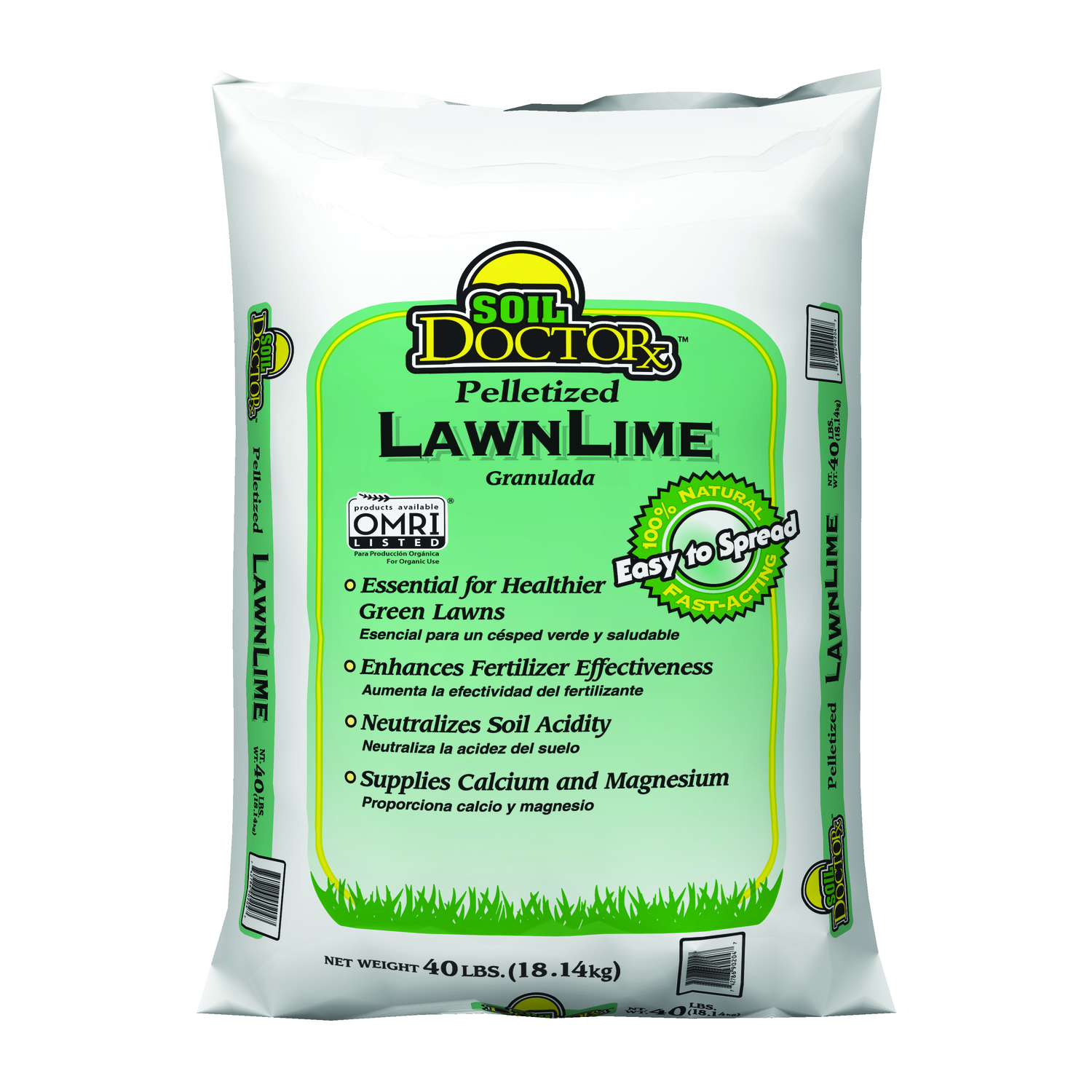 Soil Doctor Pelletized Organic Lime 1000 sq ft 40 lb