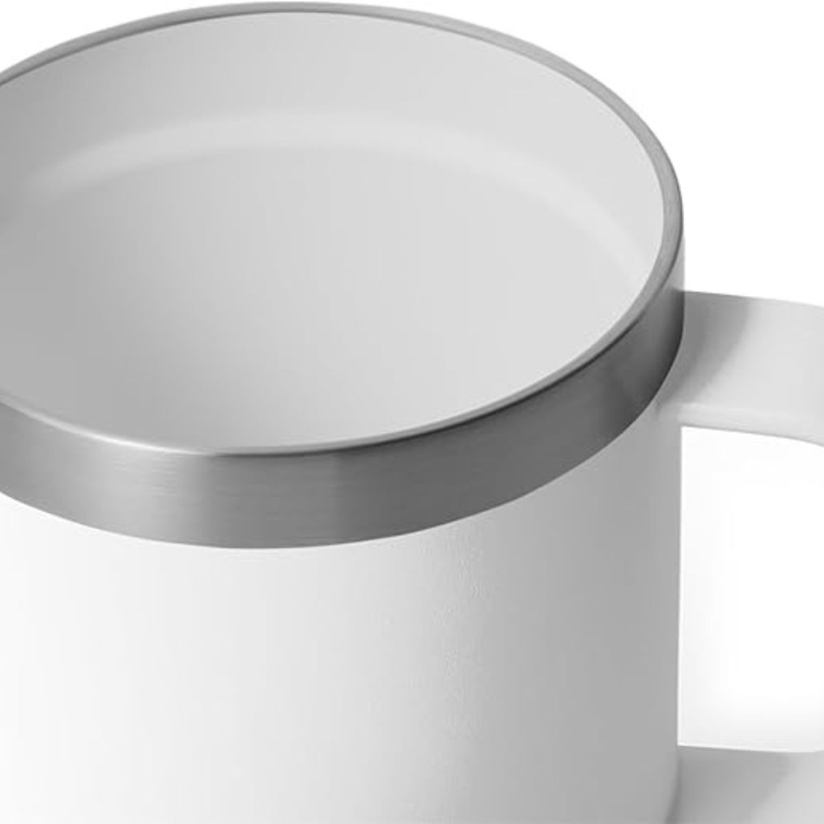 YETI Rambler 10 oz. Mug White BPA Free Ceramic Lined 