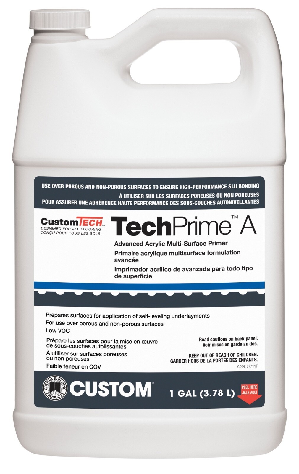 Custom Building Products CustomTech Primer Advanced Acrylic Multi-Surface TechPrime A 1 gal