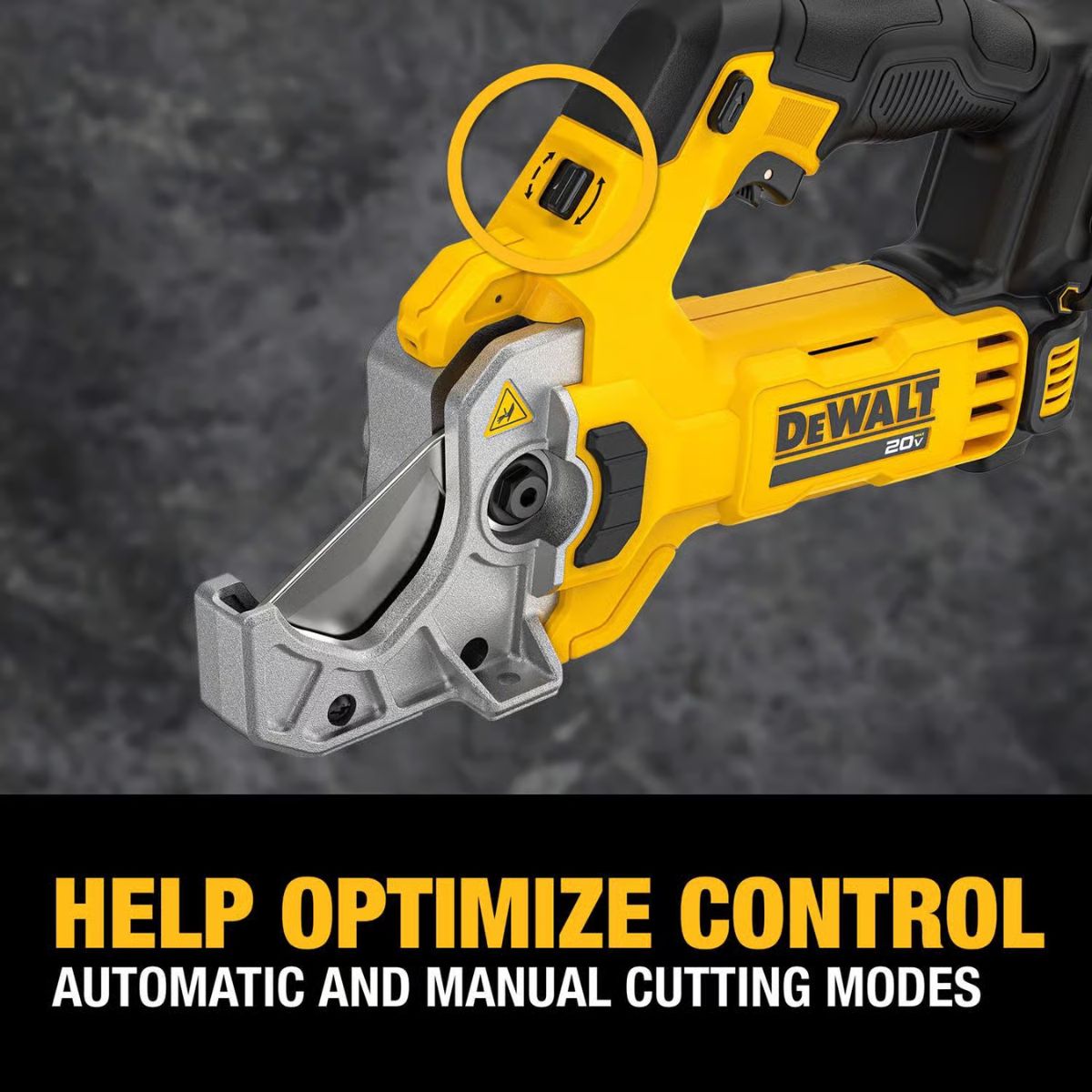 DeWalt 20V MAX XR 2 in. Plastic Pipe and Tubing Cutter Black/Yellow 1 Piece